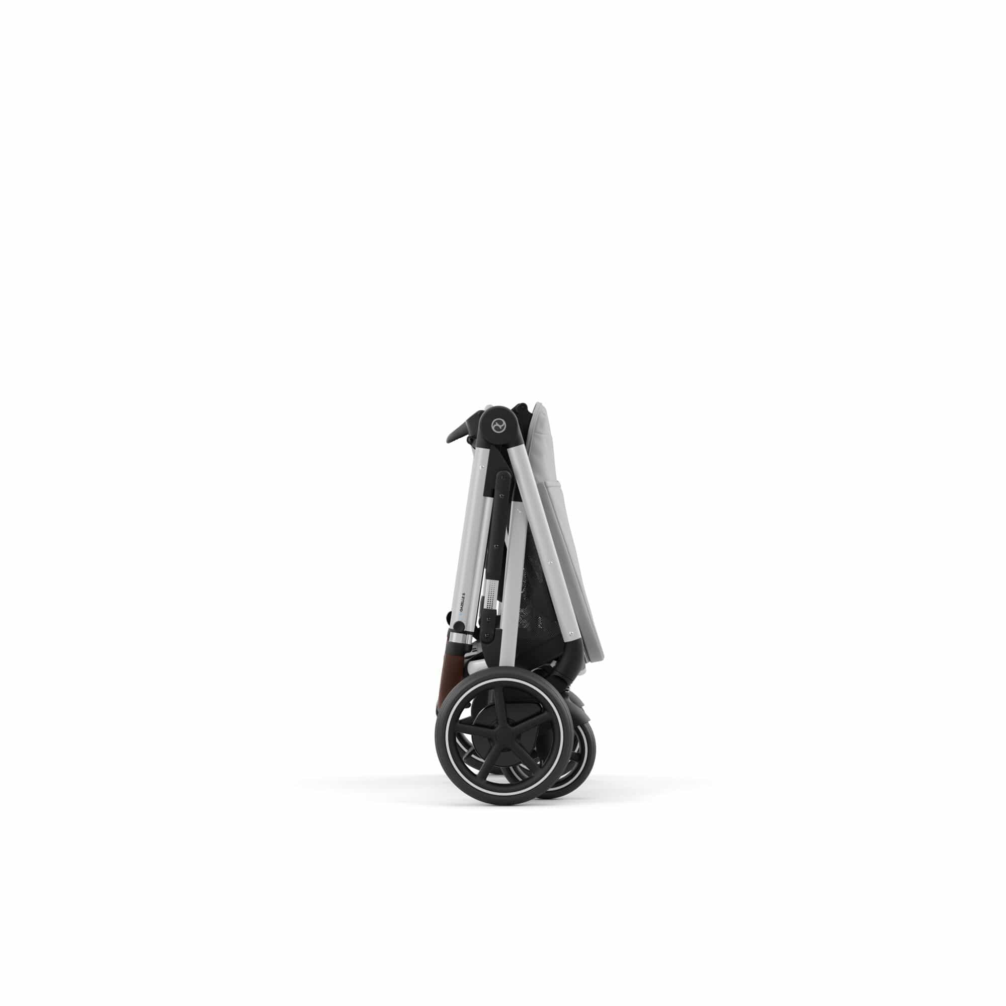 Cybex eGazelle S Twin Essential Pushchair Bundle in Stone Grey Travel Systems