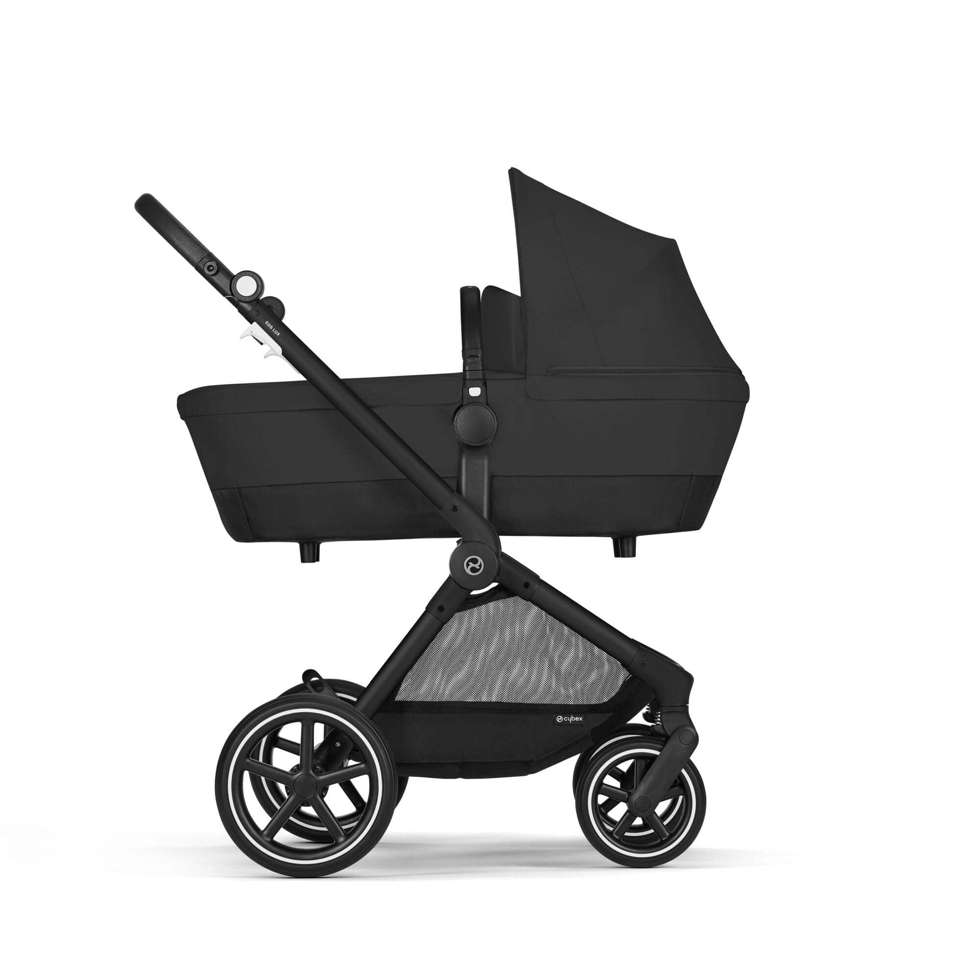 Cybex Eos Lux Stroller in Moon Black Travel Systems 522003827 4063846368112