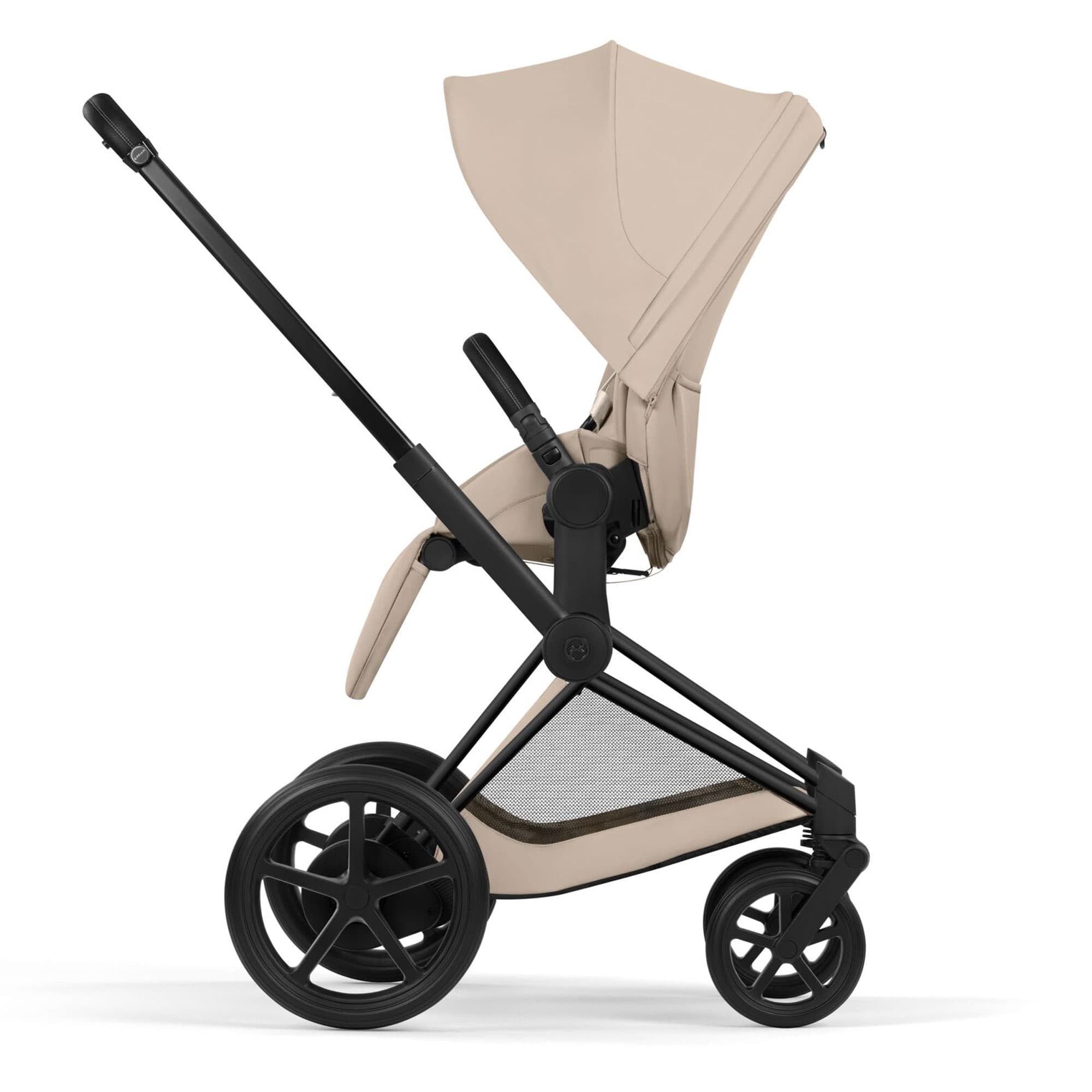 Cybex ePriam Ultimate Accessory Bundle - Comfort Collection in Cozy Beige Travel Systems