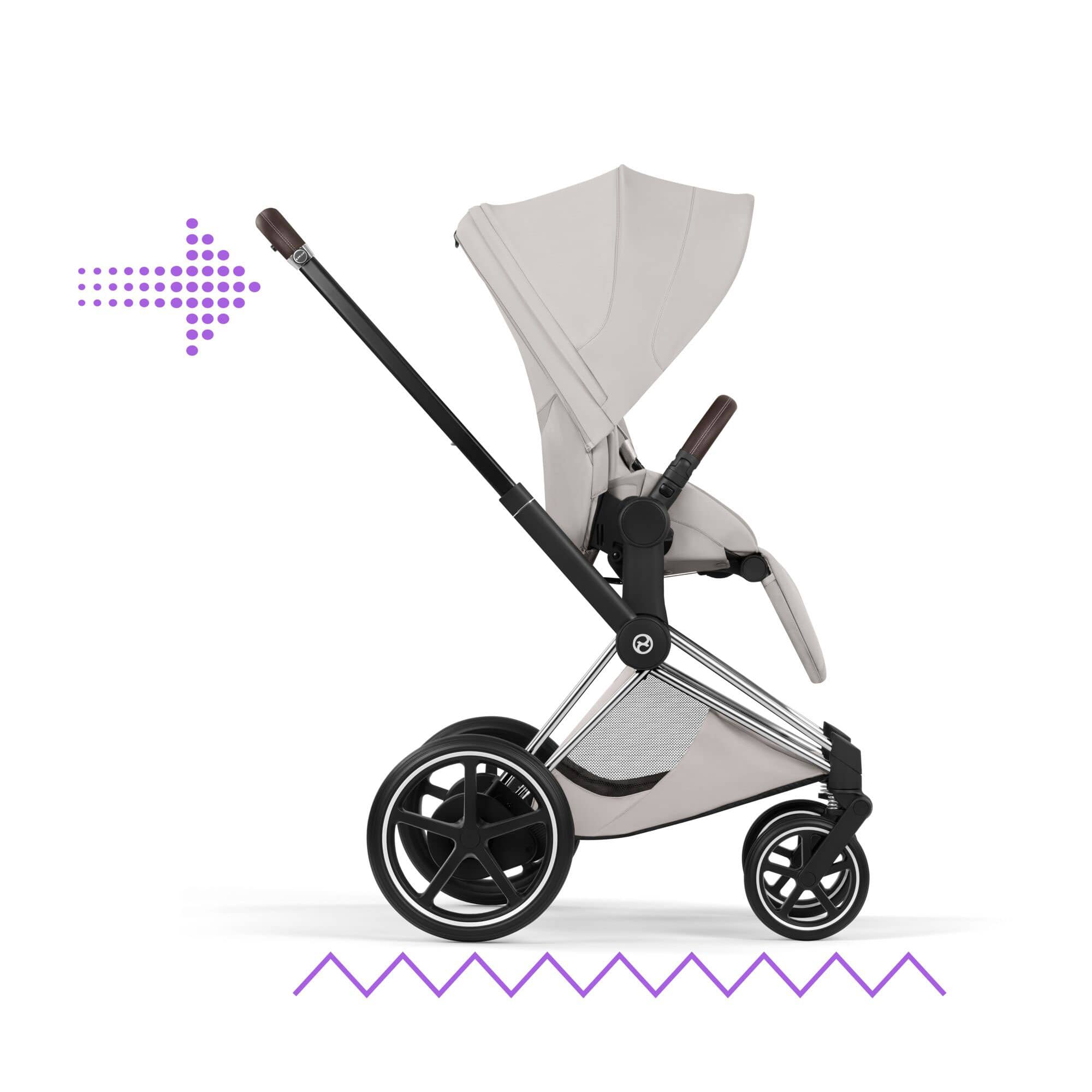 Cybex ePriam Ultimate Accessory  Bundle - Style Collection in City Grey Travel Systems