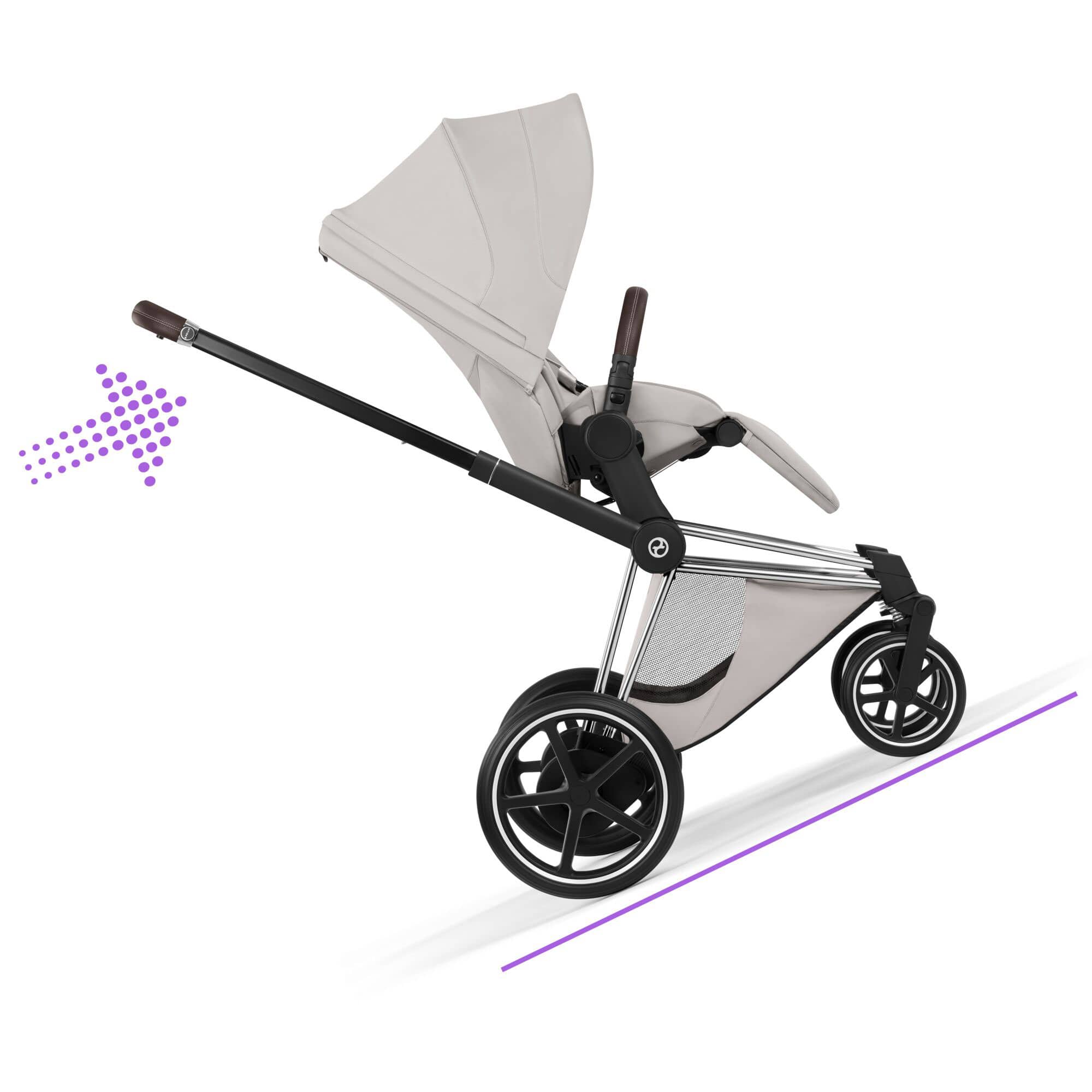 Cybex ePriam Ultimate Accessory  Bundle - Style Collection in City Grey Travel Systems