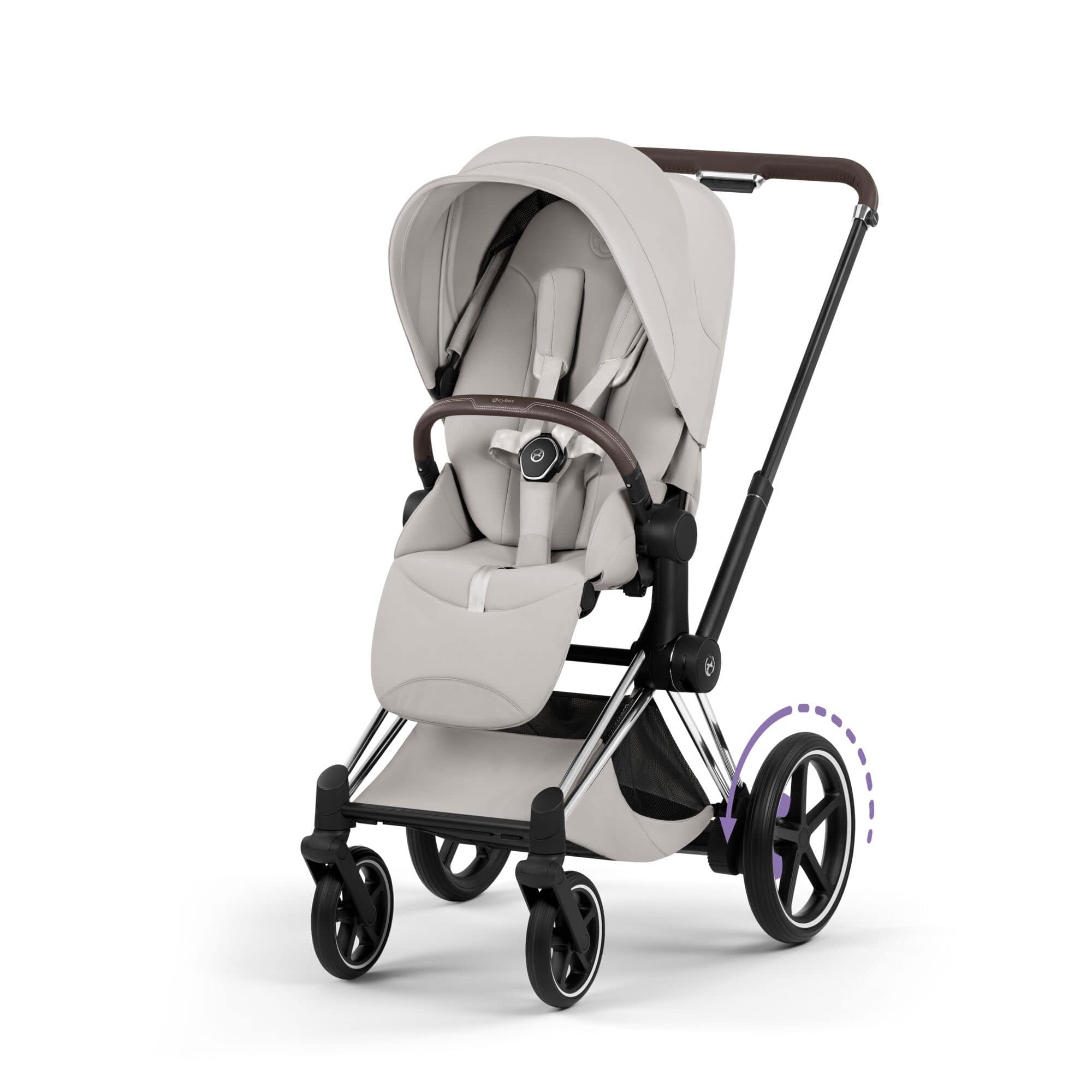 Cybex ePriam Ultimate Accessory  Bundle - Style Collection in City Grey Travel Systems