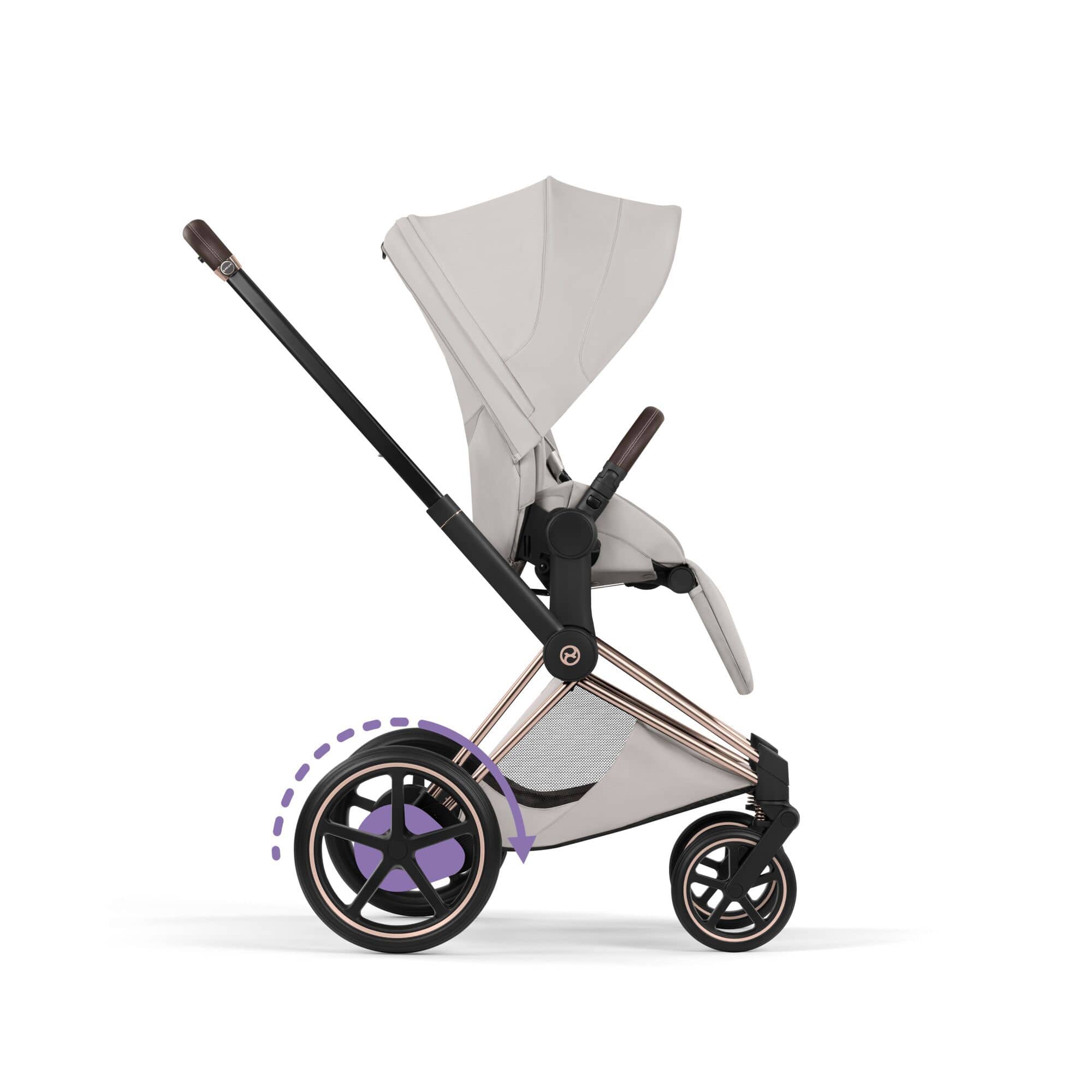 Cybex ePriam Ultimate Accessory  Bundle - Style Collection in City Grey Travel Systems