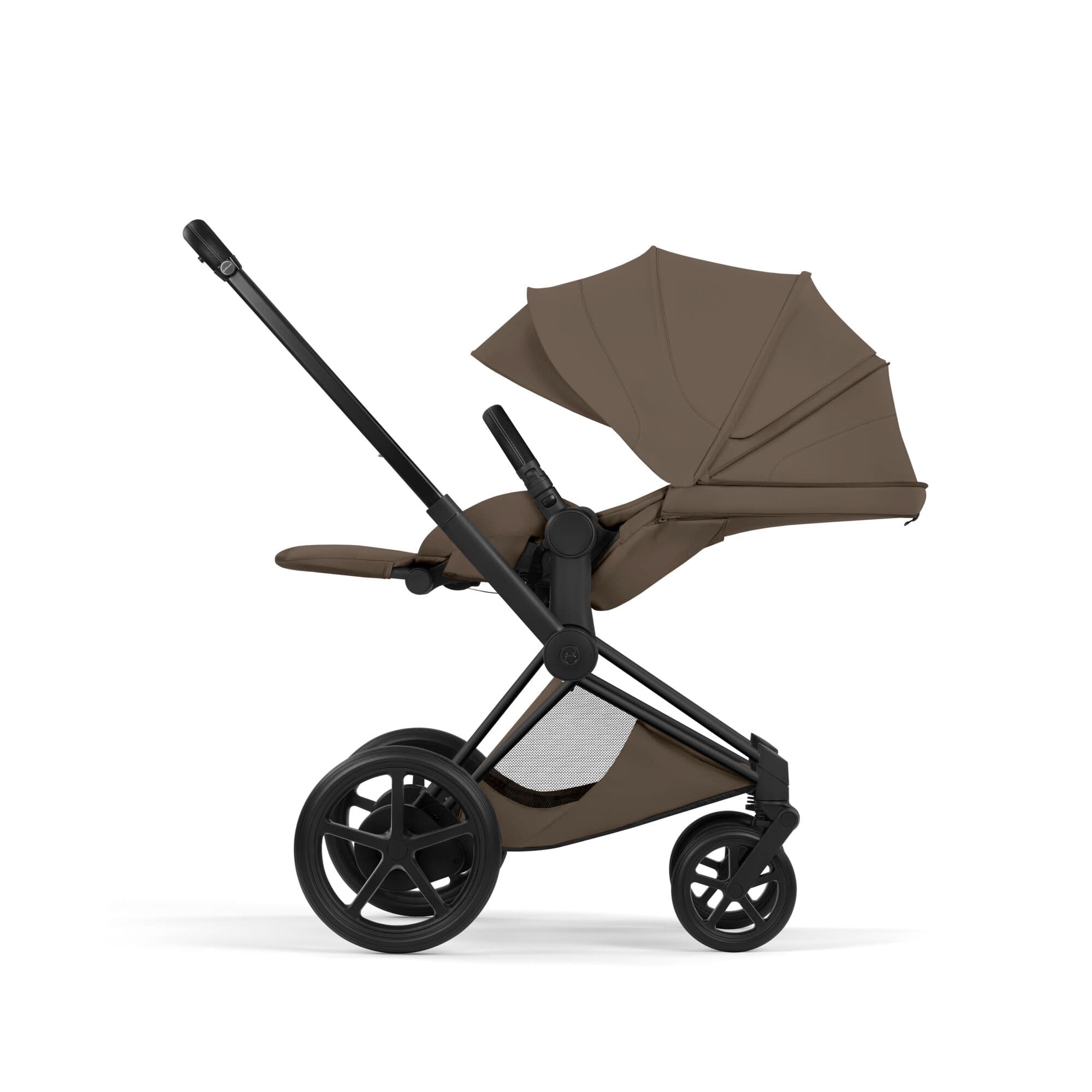 Cybex ePriam Ultimate Accessory  Bundle - Style Collection in Coconut Brown Travel Systems