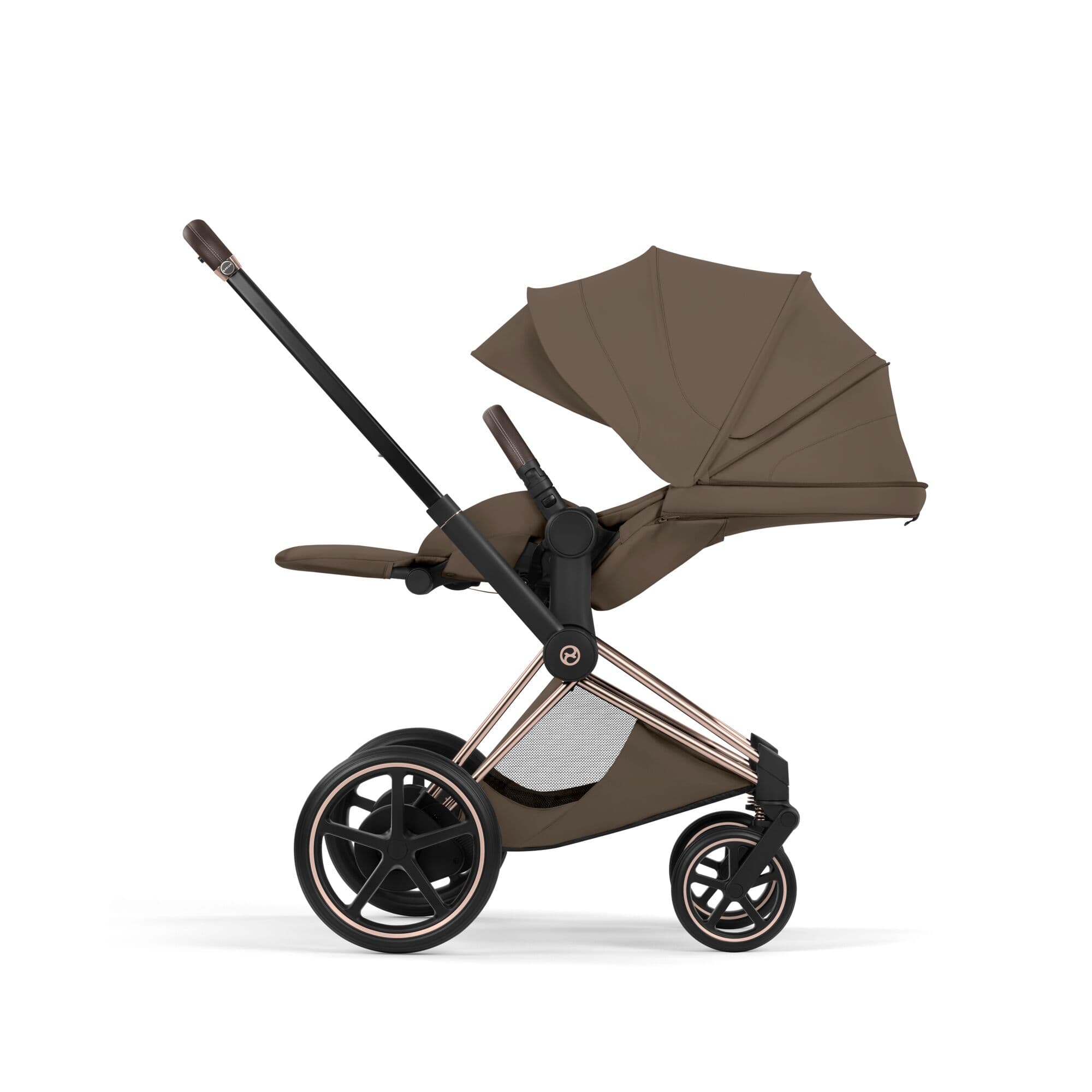 Cybex ePriam Ultimate Accessory  Bundle - Style Collection in Coconut Brown Travel Systems