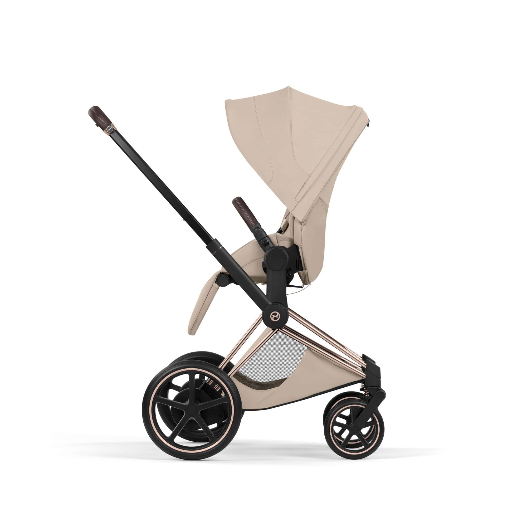 Cybex ePriam Ultimate Accessory  Bundle - Style Collection in Cozy Beige Travel Systems