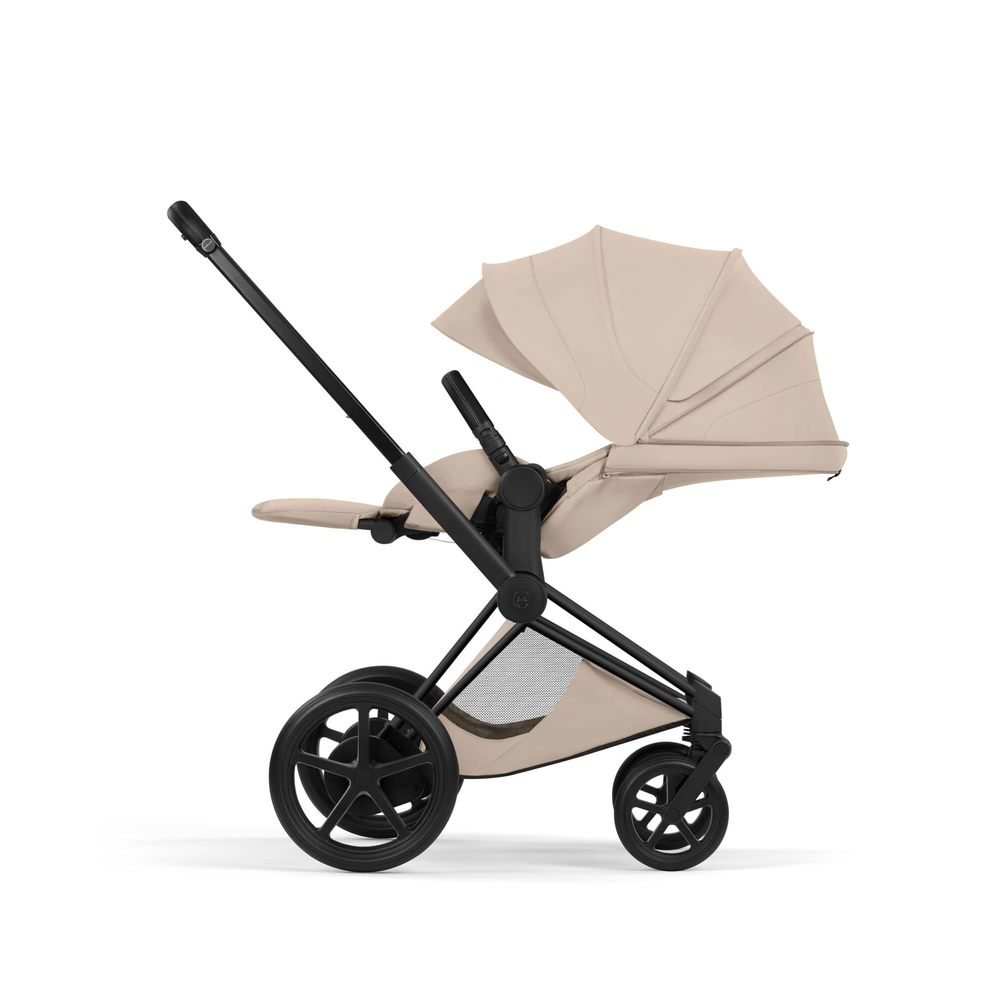 Cybex ePriam Ultimate Accessory  Bundle - Style Collection in Cozy Beige Travel Systems
