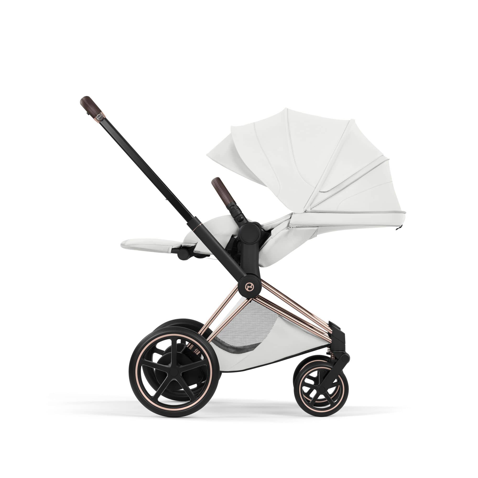 Cybex ePriam Ultimate Accessory  Bundle - Style Collection in Off White Travel Systems