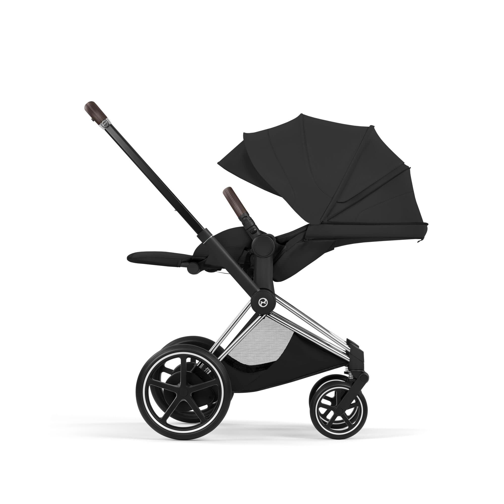 Cybex ePriam Ultimate Accessory  Bundle - Style Collection in Sepia Black Travel Systems