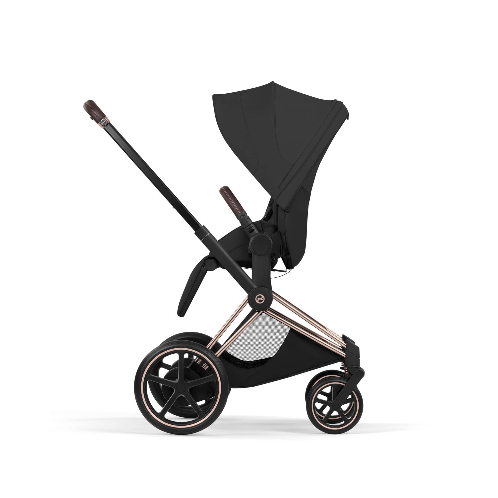 Cybex ePriam Ultimate Accessory  Bundle - Style Collection in Sepia Black Travel Systems