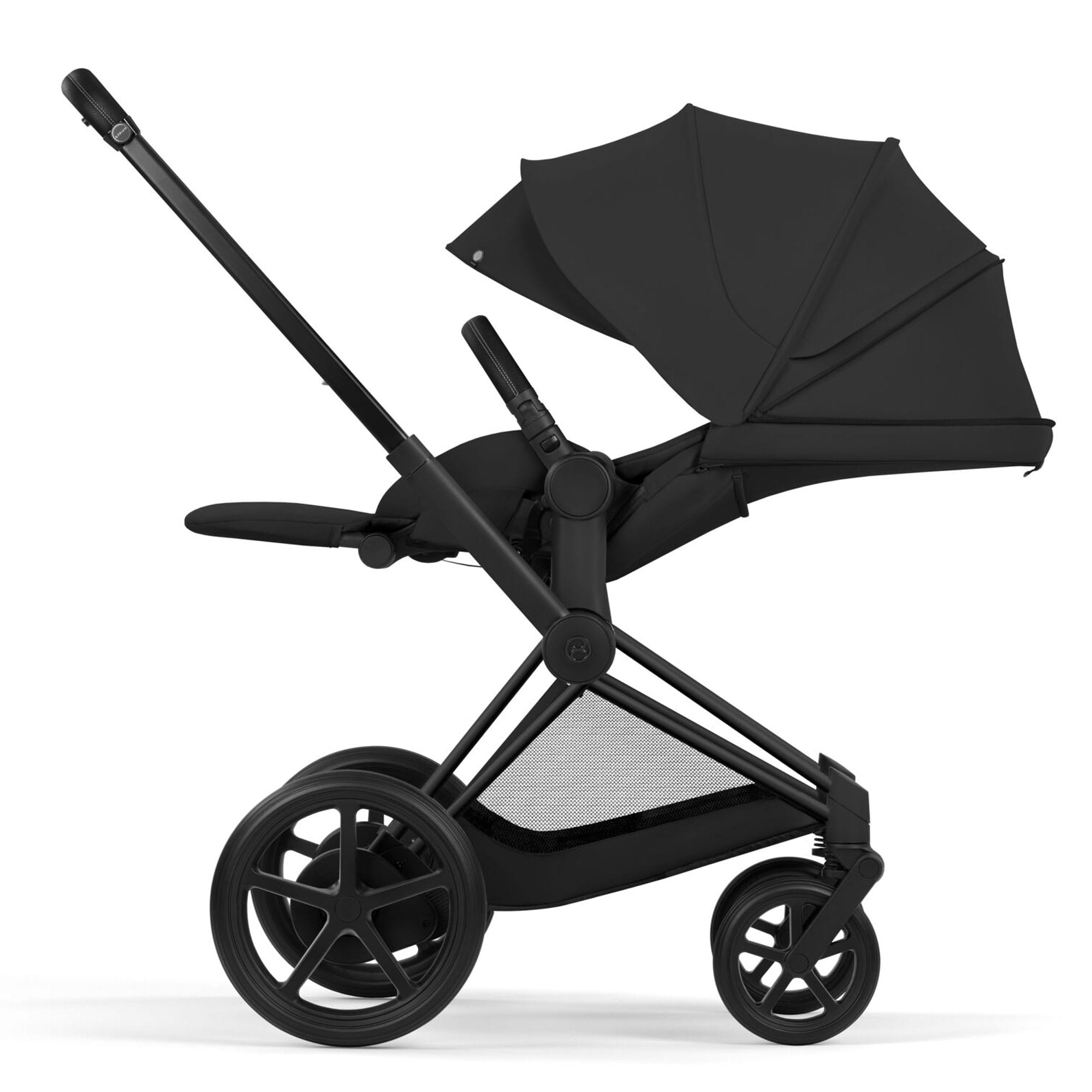 Cybex ePriam Ultimate Bundle - Comfort Collection in Sepia Black Travel Systems