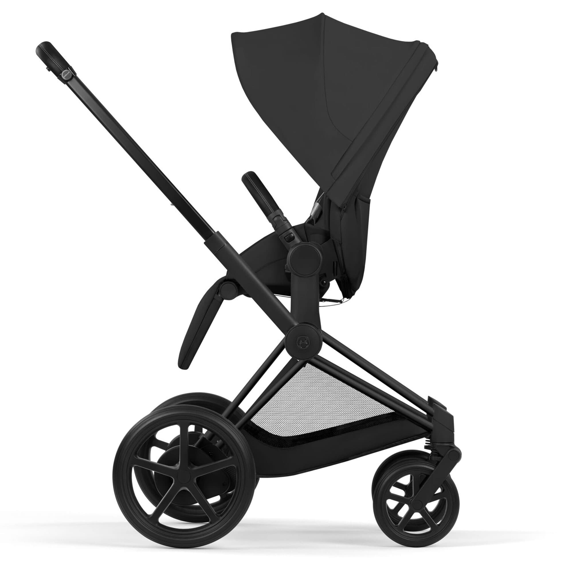 Cybex ePriam Ultimate Bundle - Comfort Collection in Sepia Black Travel Systems