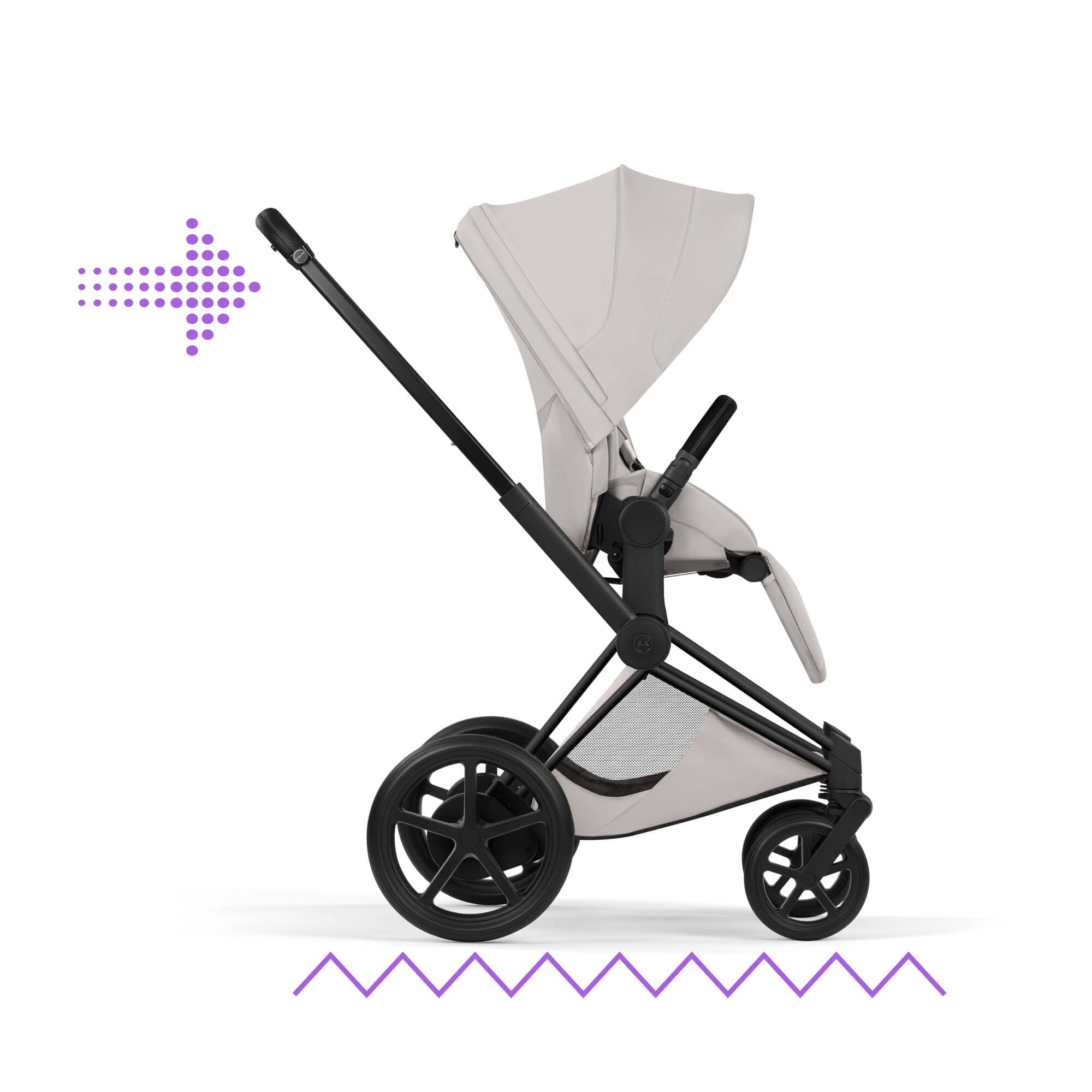 Cybex ePriam Ultimate  Bundle - Style Collection in City Grey Travel Systems