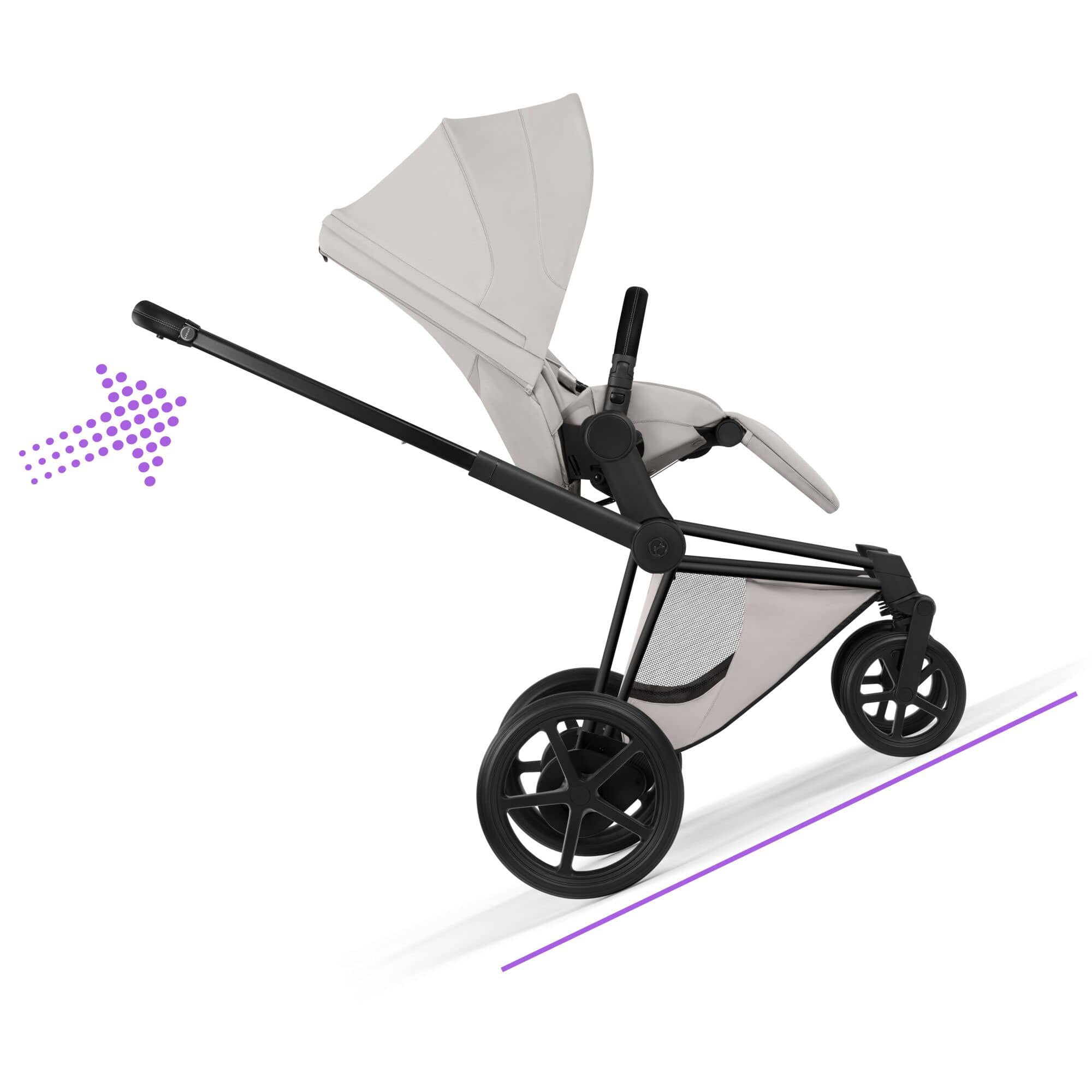 Cybex ePriam Ultimate  Bundle - Style Collection in City Grey Travel Systems
