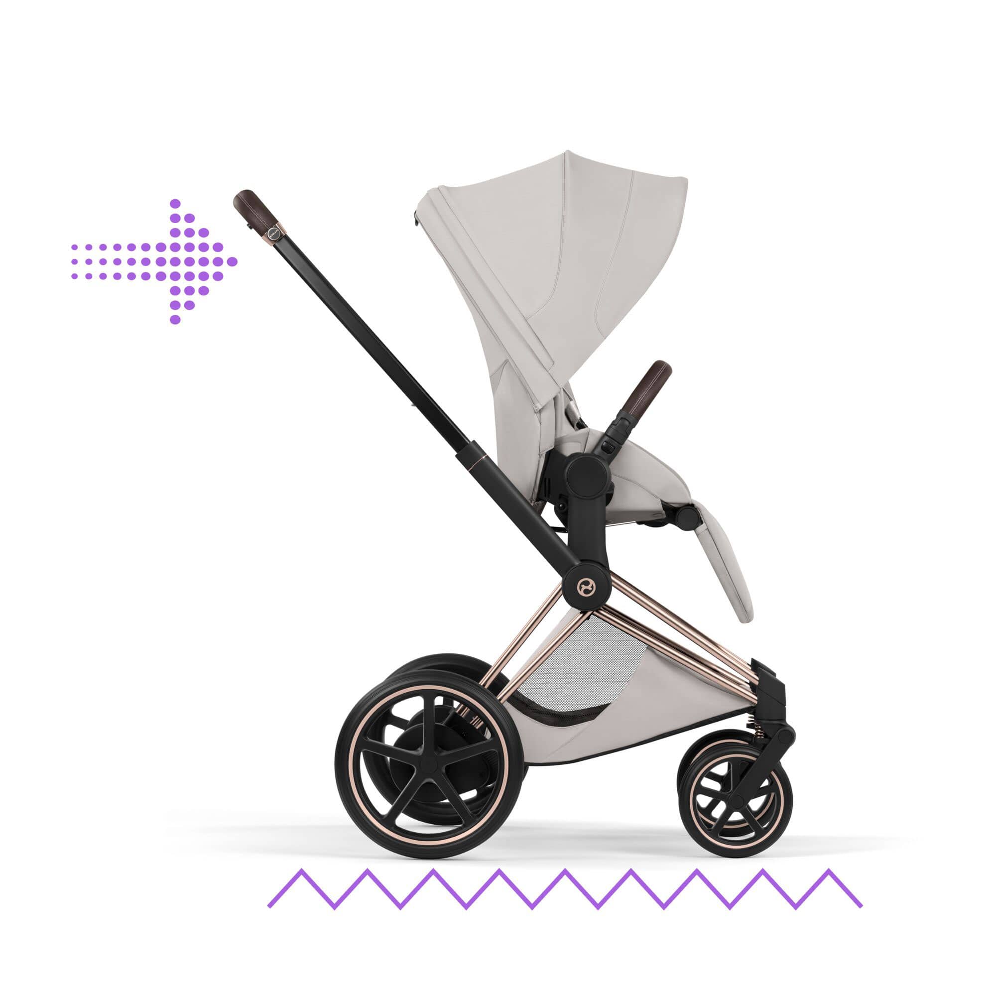 Cybex ePriam Ultimate  Bundle - Style Collection in City Grey Travel Systems
