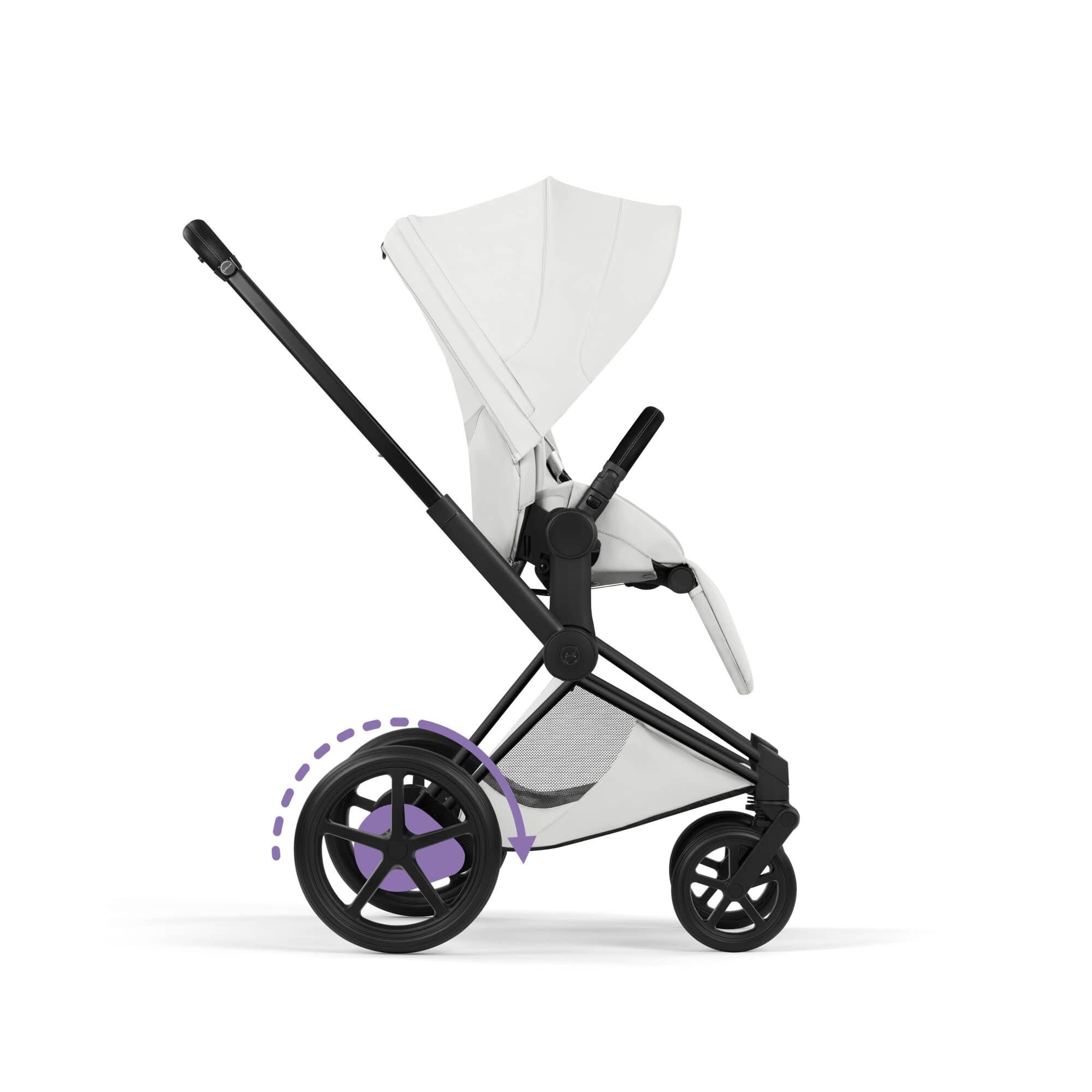 Cybex ePriam Ultimate  Bundle - Style Collection in Off White Travel Systems
