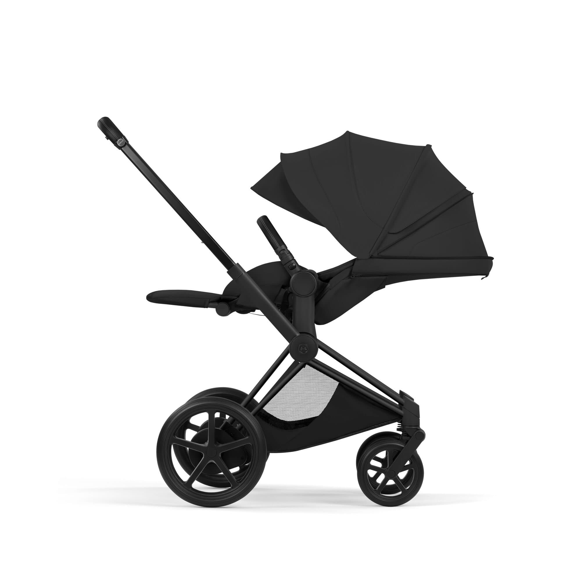 Cybex ePriam Ultimate Bundle - Style Collection in Sepia Black Travel Systems