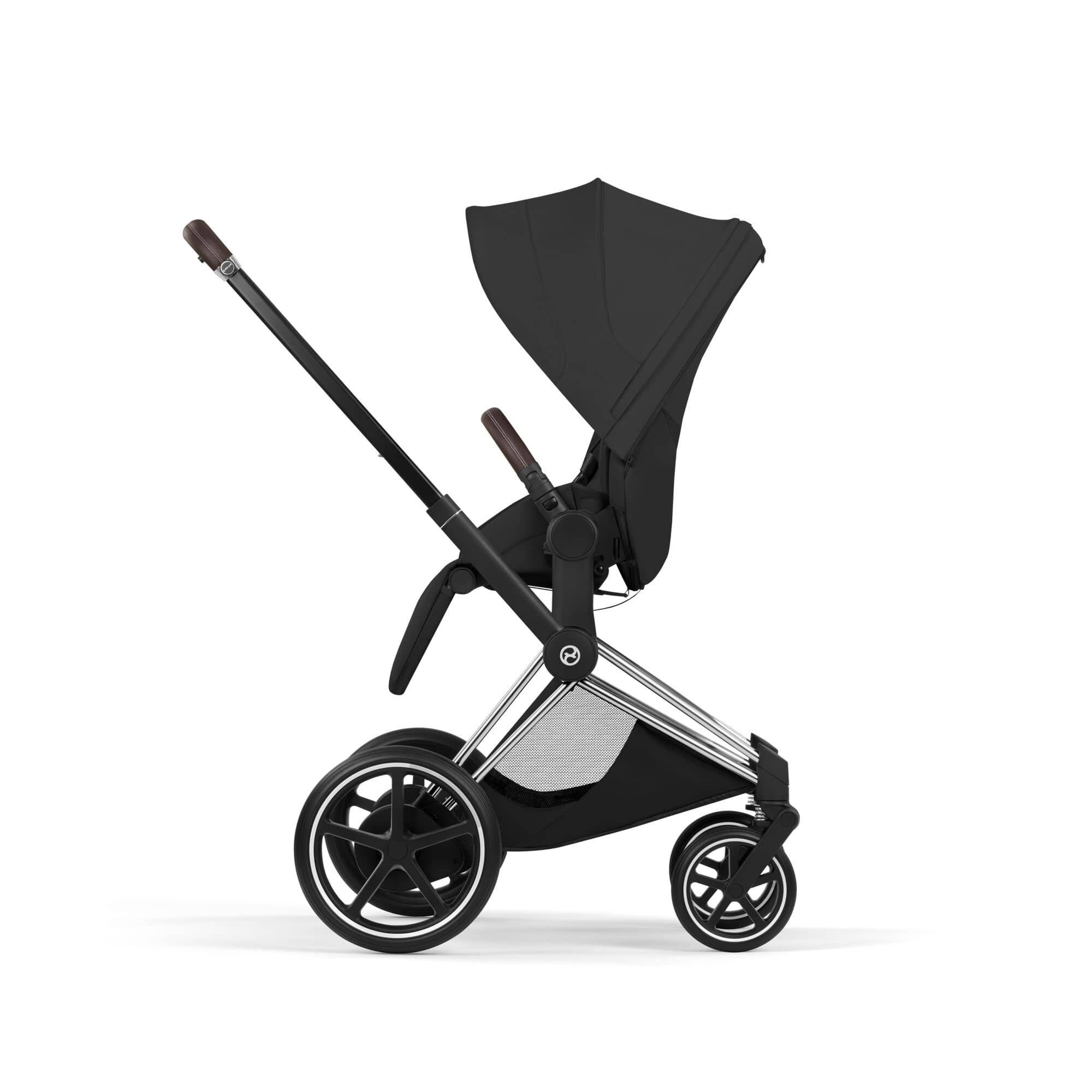 Cybex ePriam Ultimate Bundle - Style Collection in Sepia Black Travel Systems
