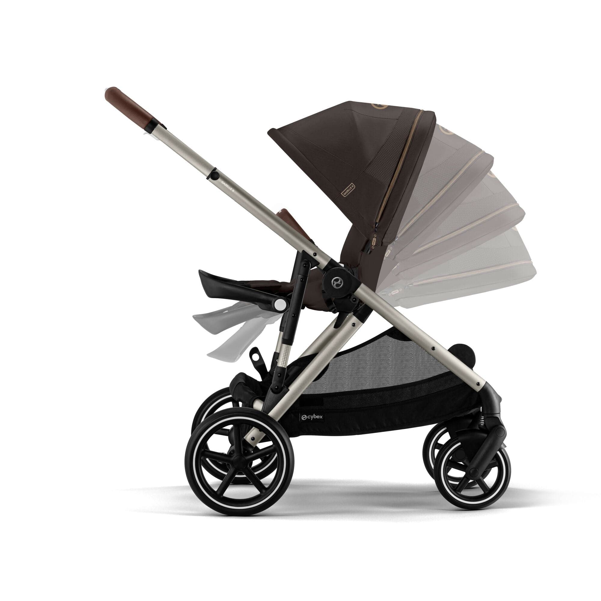 Cybex Gazelle S Comfort Bundle in Taupe/Chocolate Brown Travel Systems