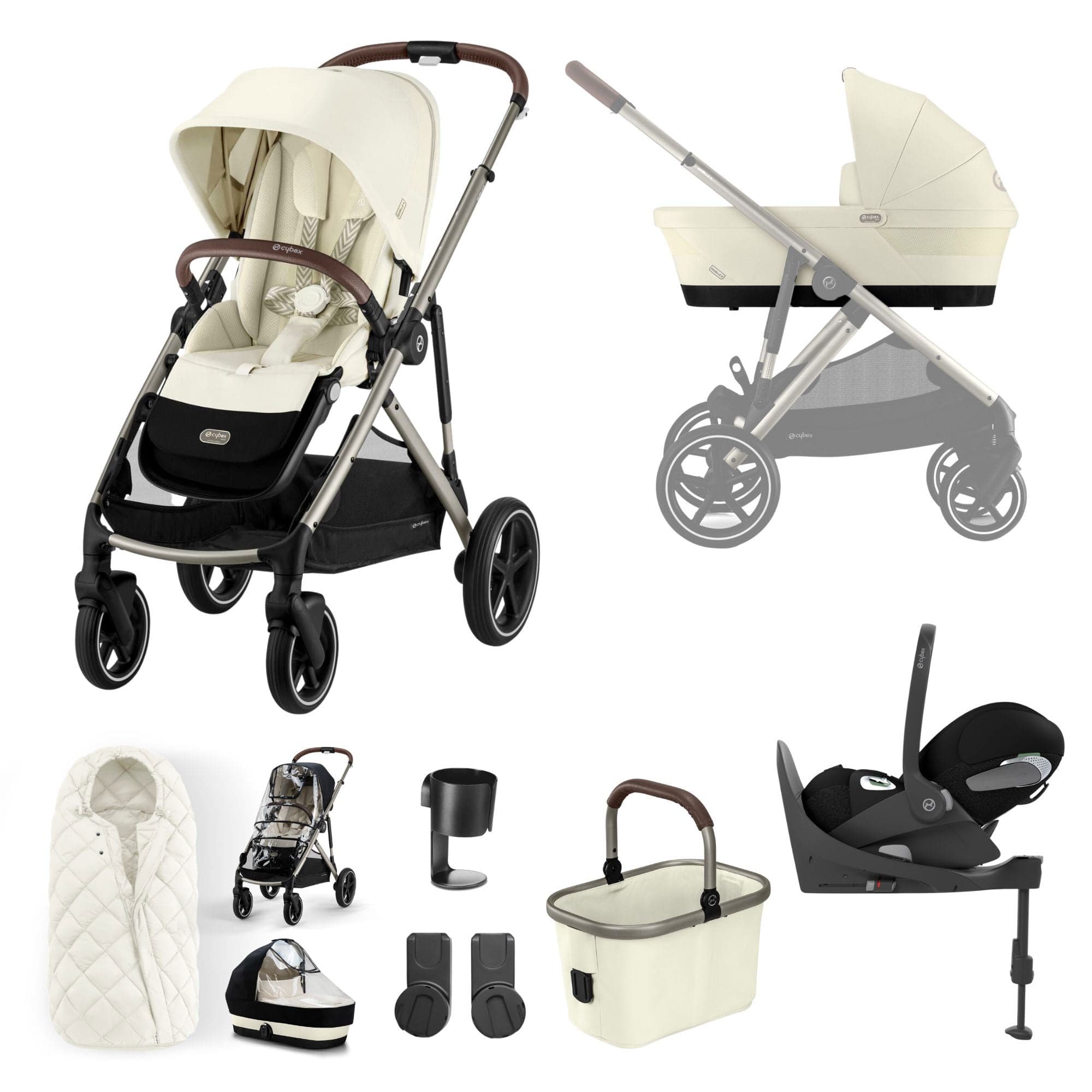 cybex gazelle s seashell beige Cybex Gazelle S Luxury Bundle in Taupe/Seashell Beige