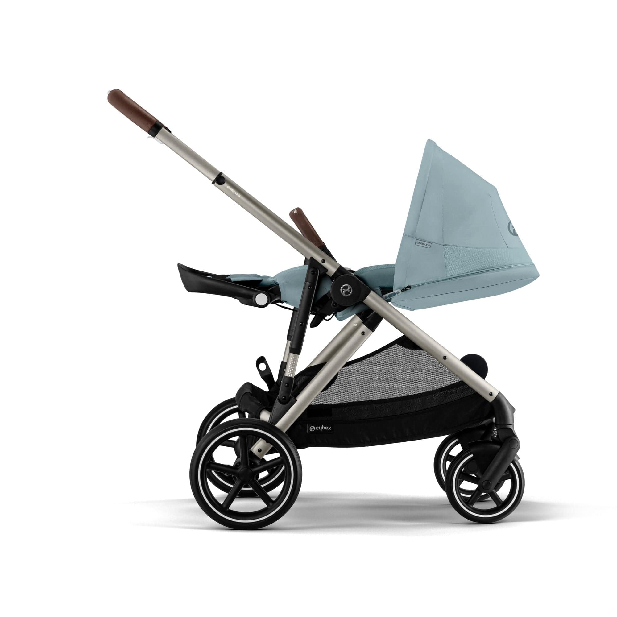 Cybex Gazelle S Luxury Bundle in Taupe/Stormy Blue Travel Systems