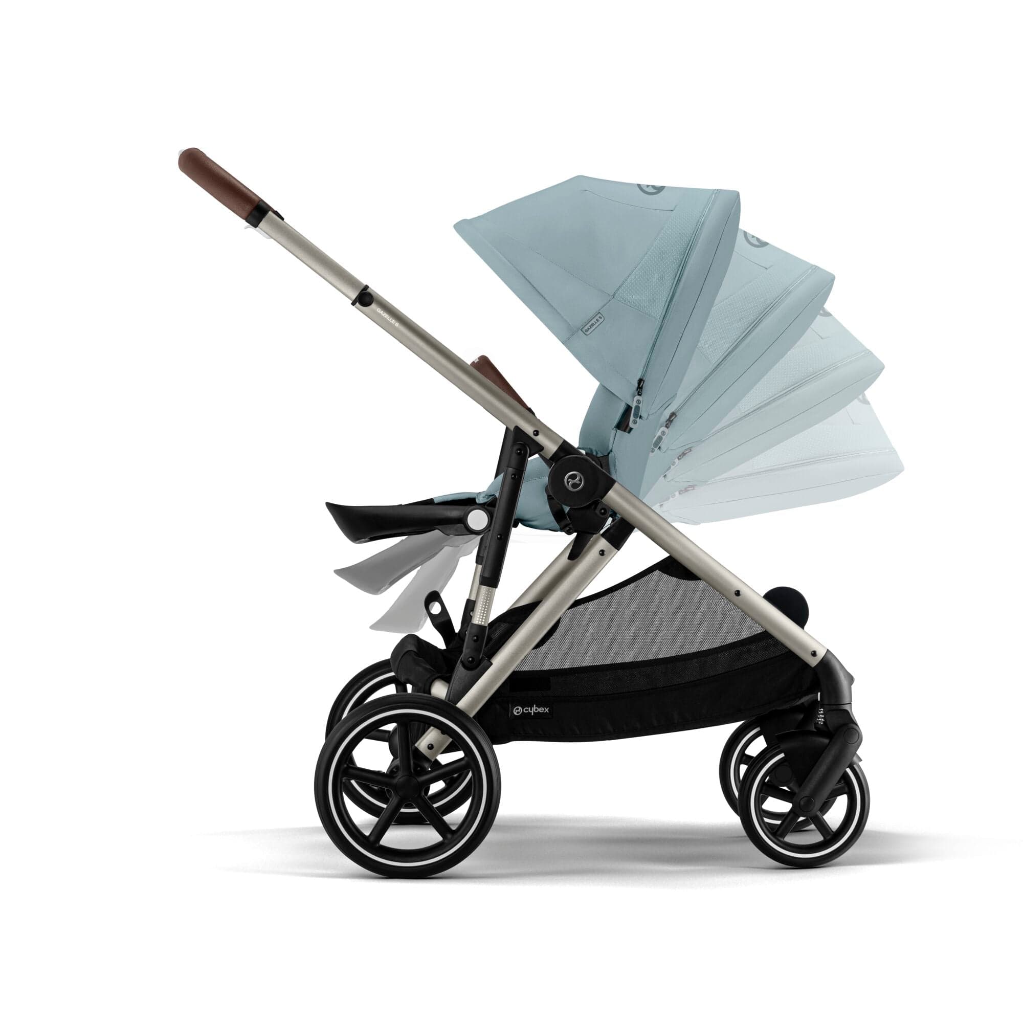 Cybex Gazelle S Luxury Bundle in Taupe/Stormy Blue Travel Systems
