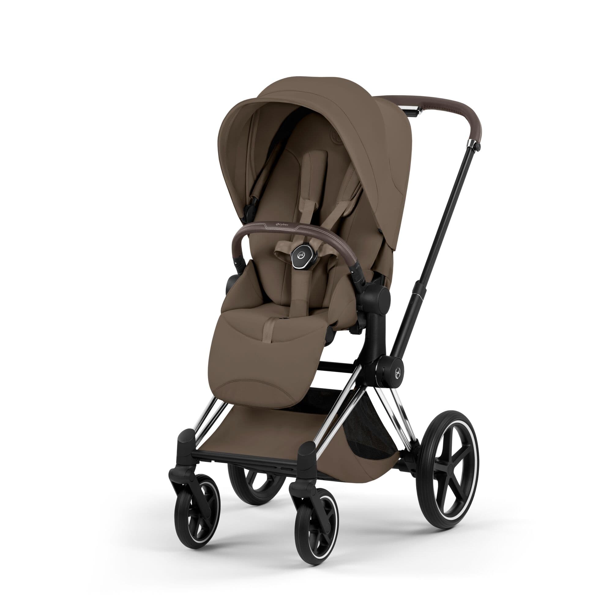 Cybex Priam Ultimate Accessory Bundle - Style Collection in Coconut Brown Travel Systems