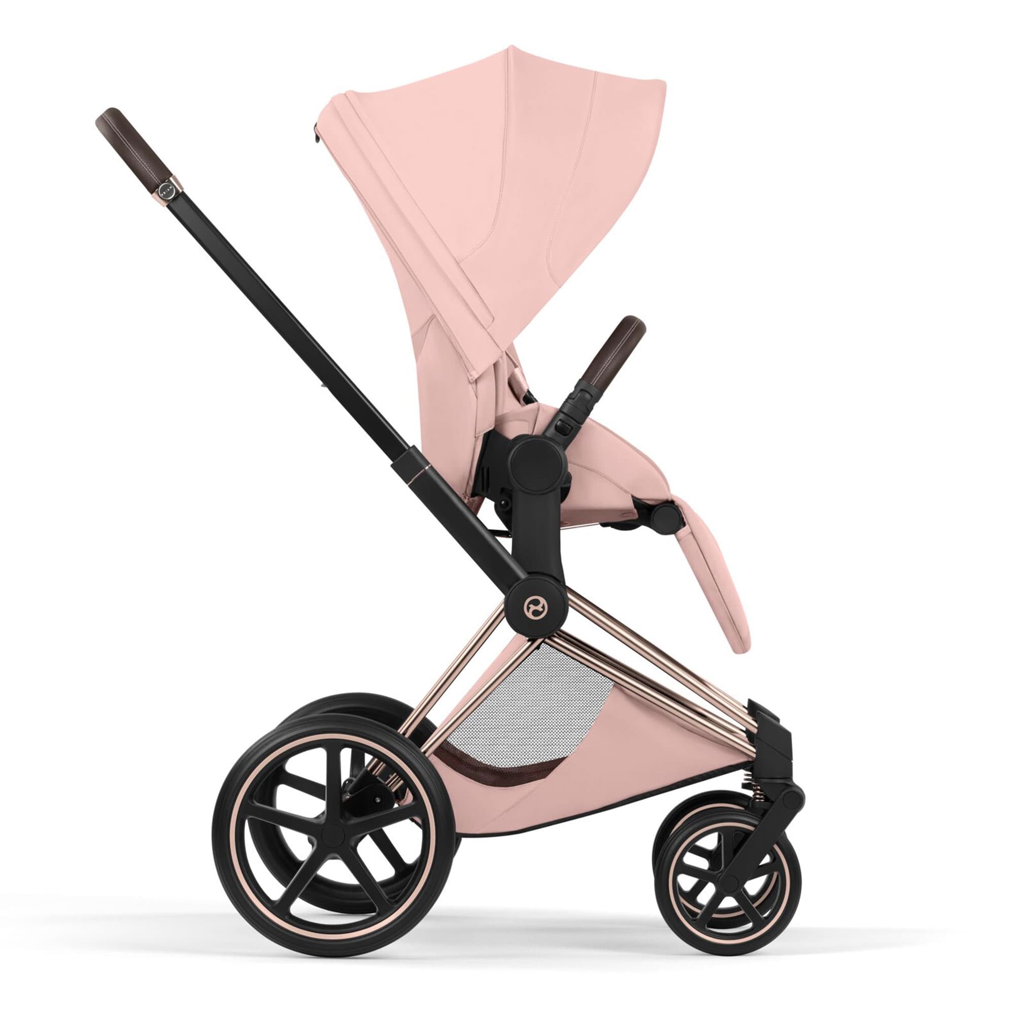 Cybex Priam Ultimate Accessory Bundle - Style Collection in Peach Pink Travel Systems