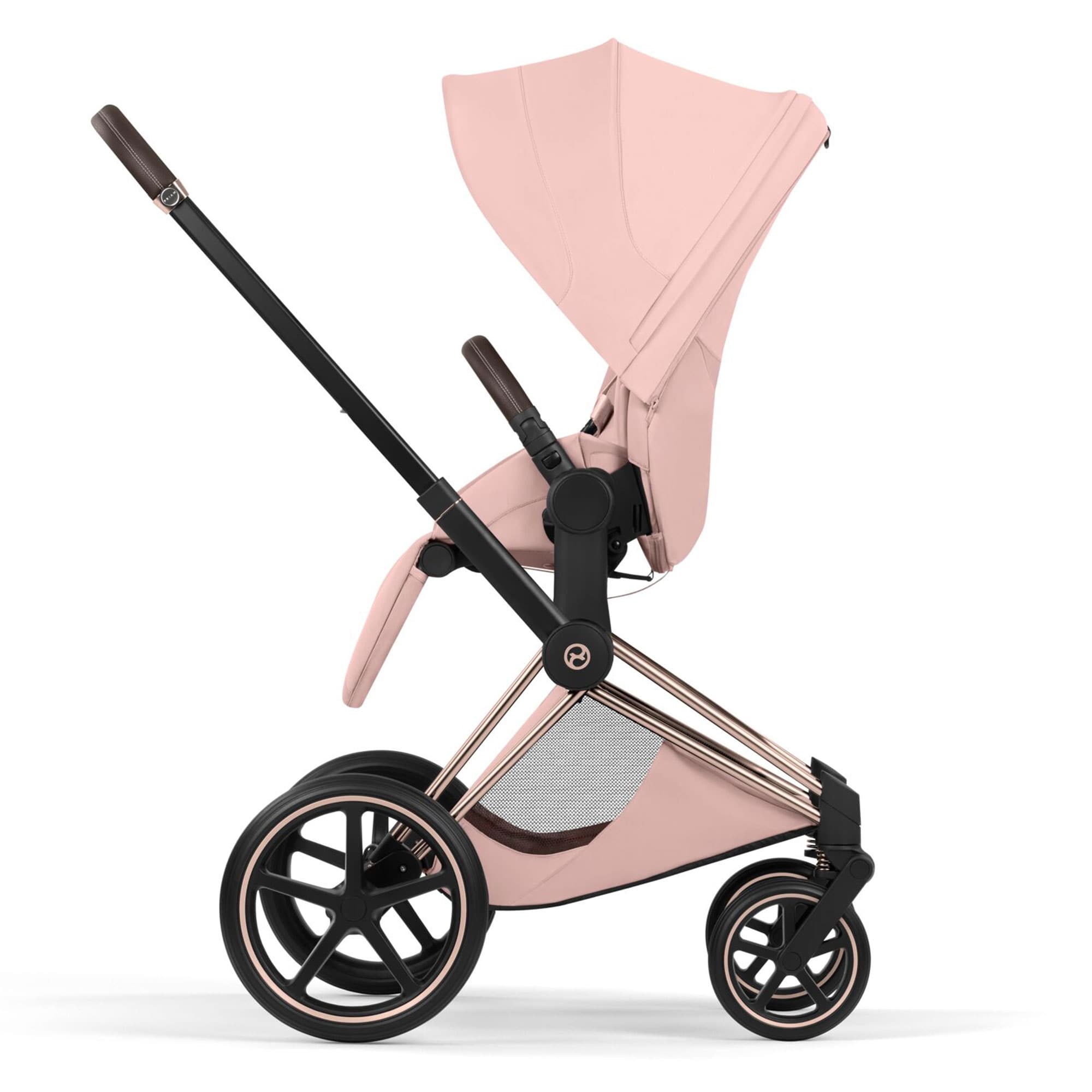 Cybex Priam Ultimate Accessory Bundle - Style Collection in Peach Pink Travel Systems