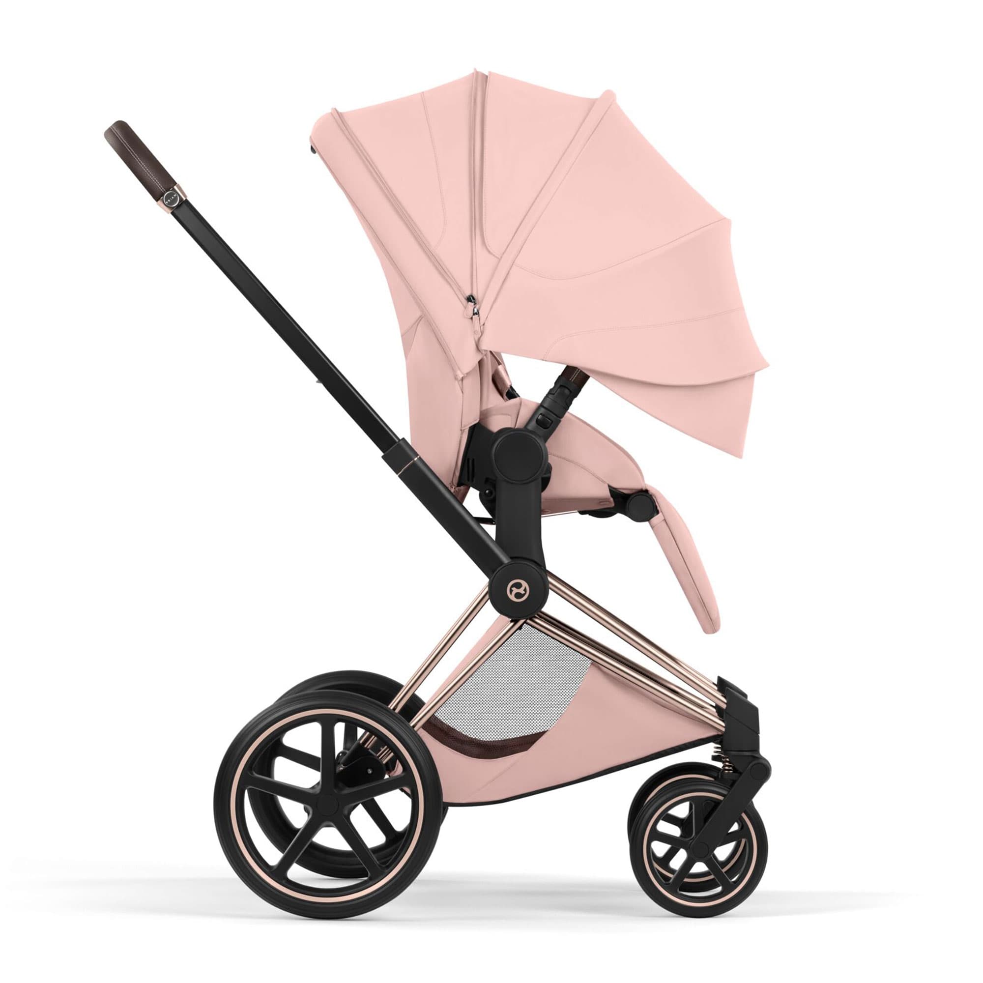 Cybex Priam Ultimate Accessory Bundle - Style Collection in Peach Pink Travel Systems