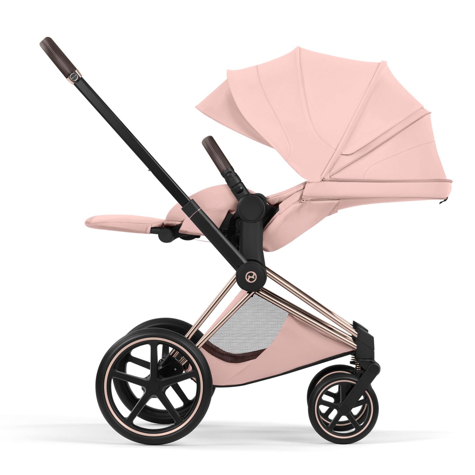 Cybex Priam Ultimate Accessory Bundle - Style Collection in Peach Pink Travel Systems