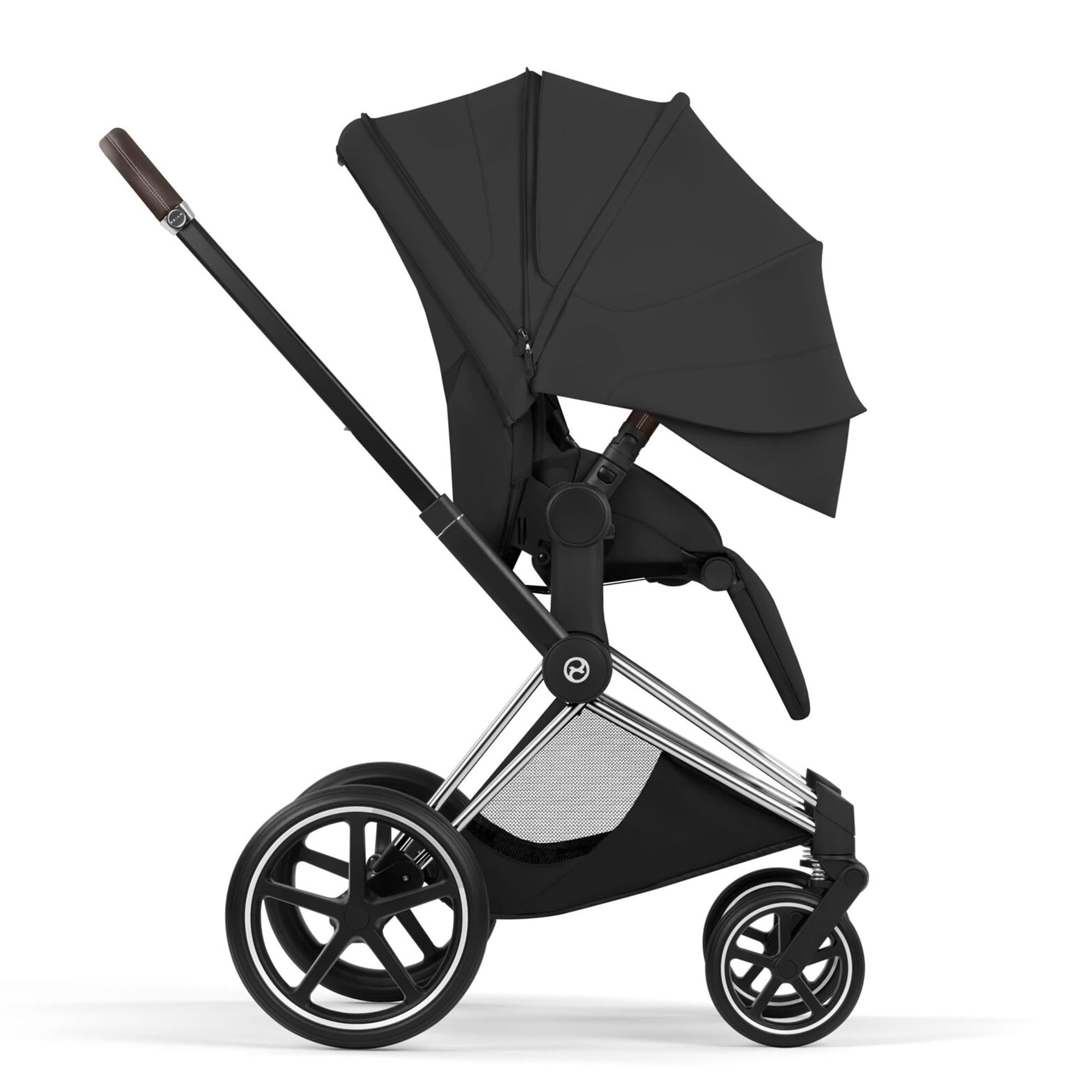 Cybex Priam Ultimate Accessory Bundle - Style Collection in Sepia Black Travel Systems