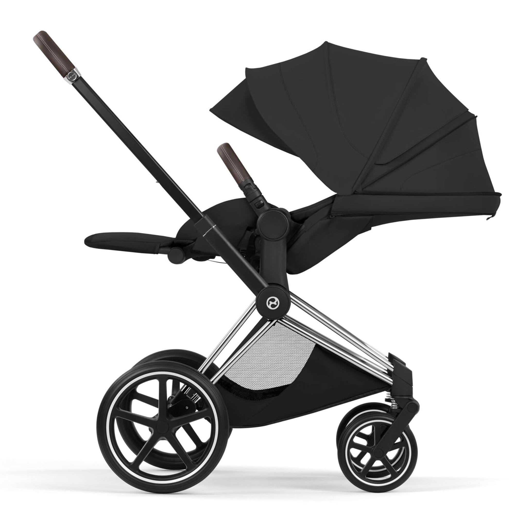 Cybex Priam Ultimate Accessory Bundle - Style Collection in Sepia Black Travel Systems