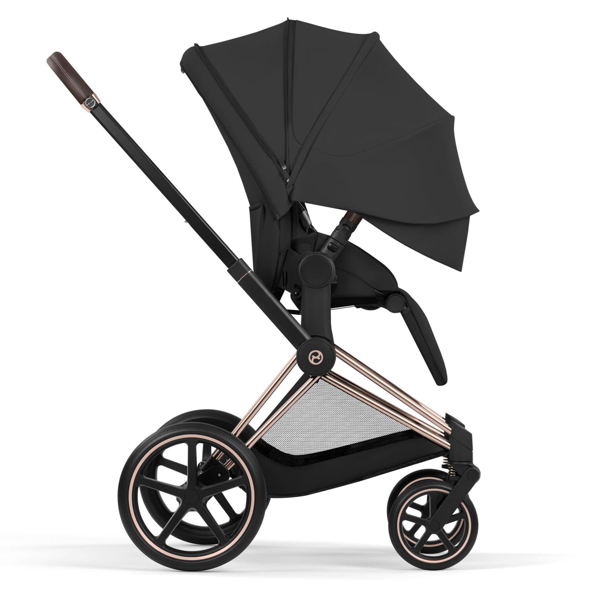 Cybex Priam Ultimate Bundle - Comfort Collection in Sepia Black Travel Systems