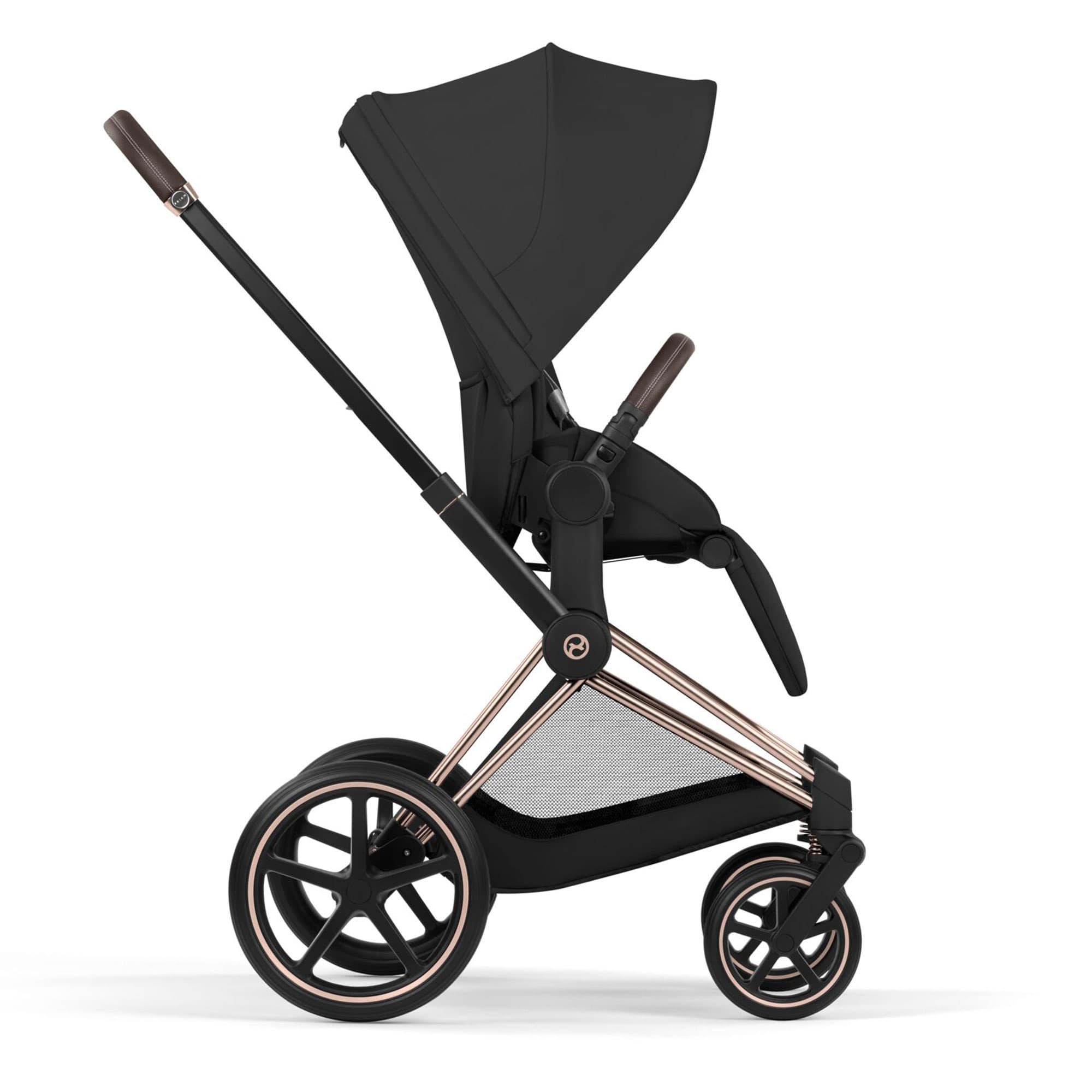 Cybex Priam Ultimate Bundle - Comfort Collection in Sepia Black Travel Systems