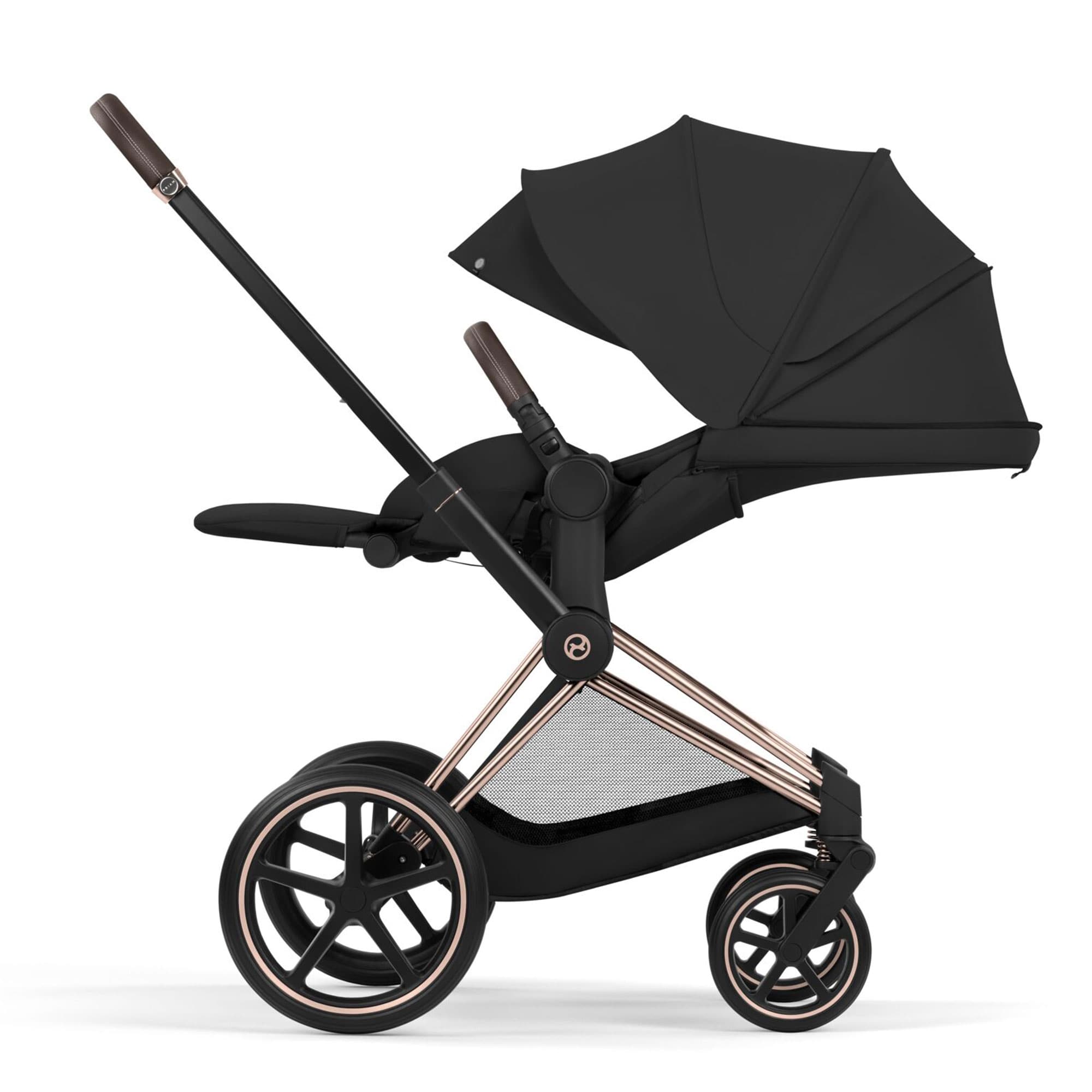 Cybex Priam Ultimate Bundle - Comfort Collection in Sepia Black Travel Systems