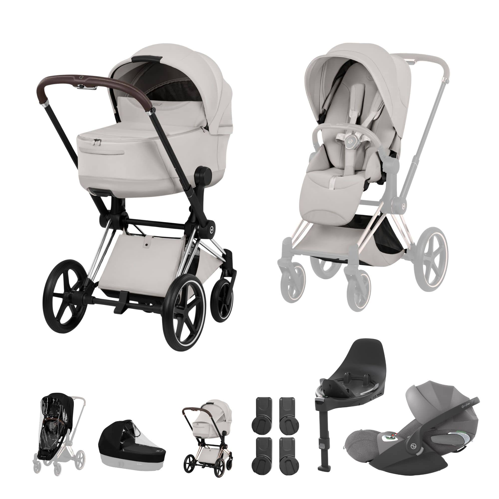 Cybex Priam Ultimate Bundle - Style Collection in City Grey