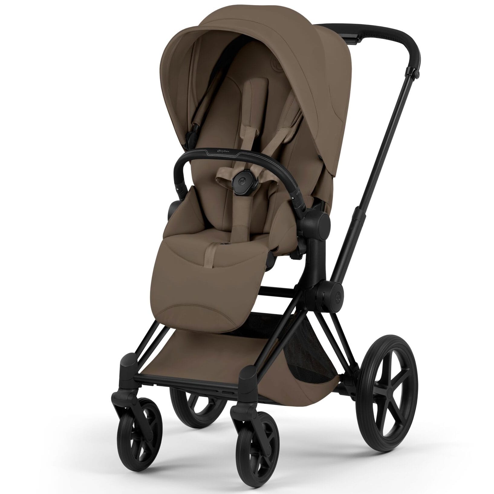 Cybex Priam Ultimate Bundle - Style Collection in Coconut Brown Travel Systems