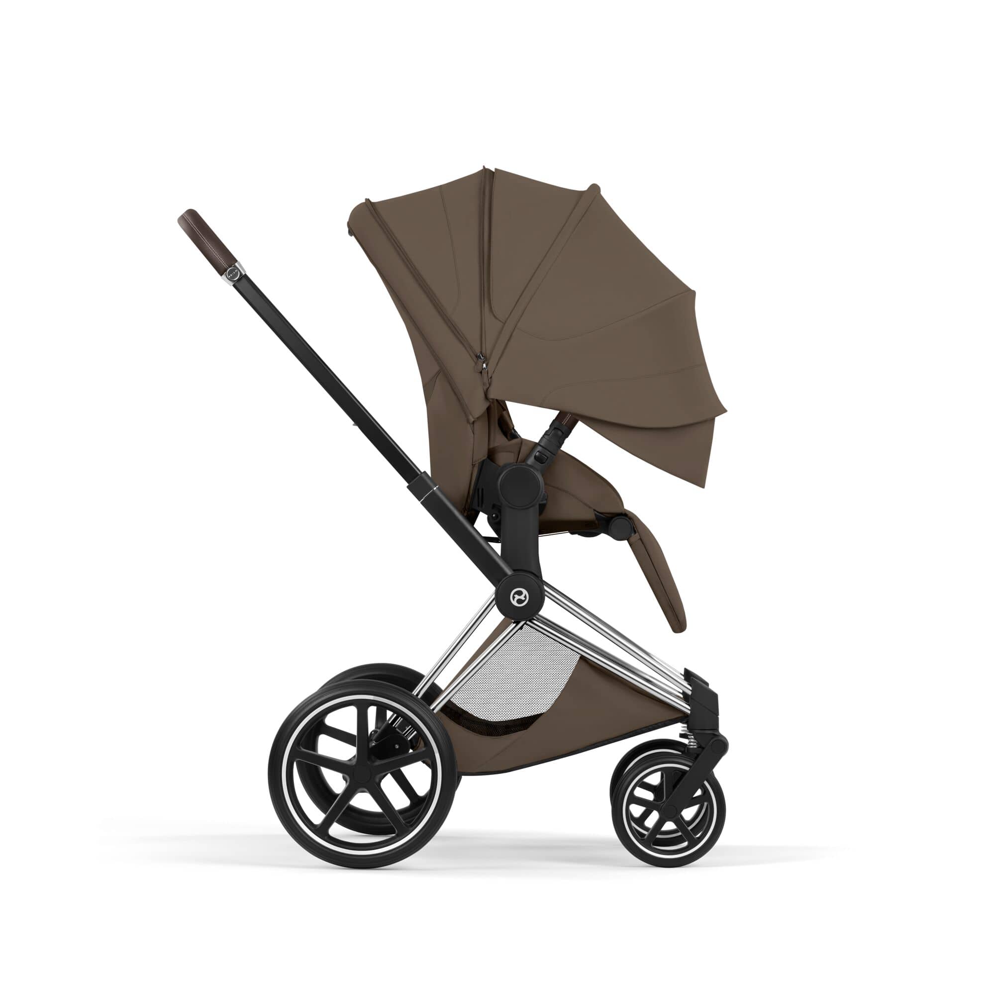 Cybex Priam Ultimate Bundle - Style Collection in Coconut Brown Travel Systems