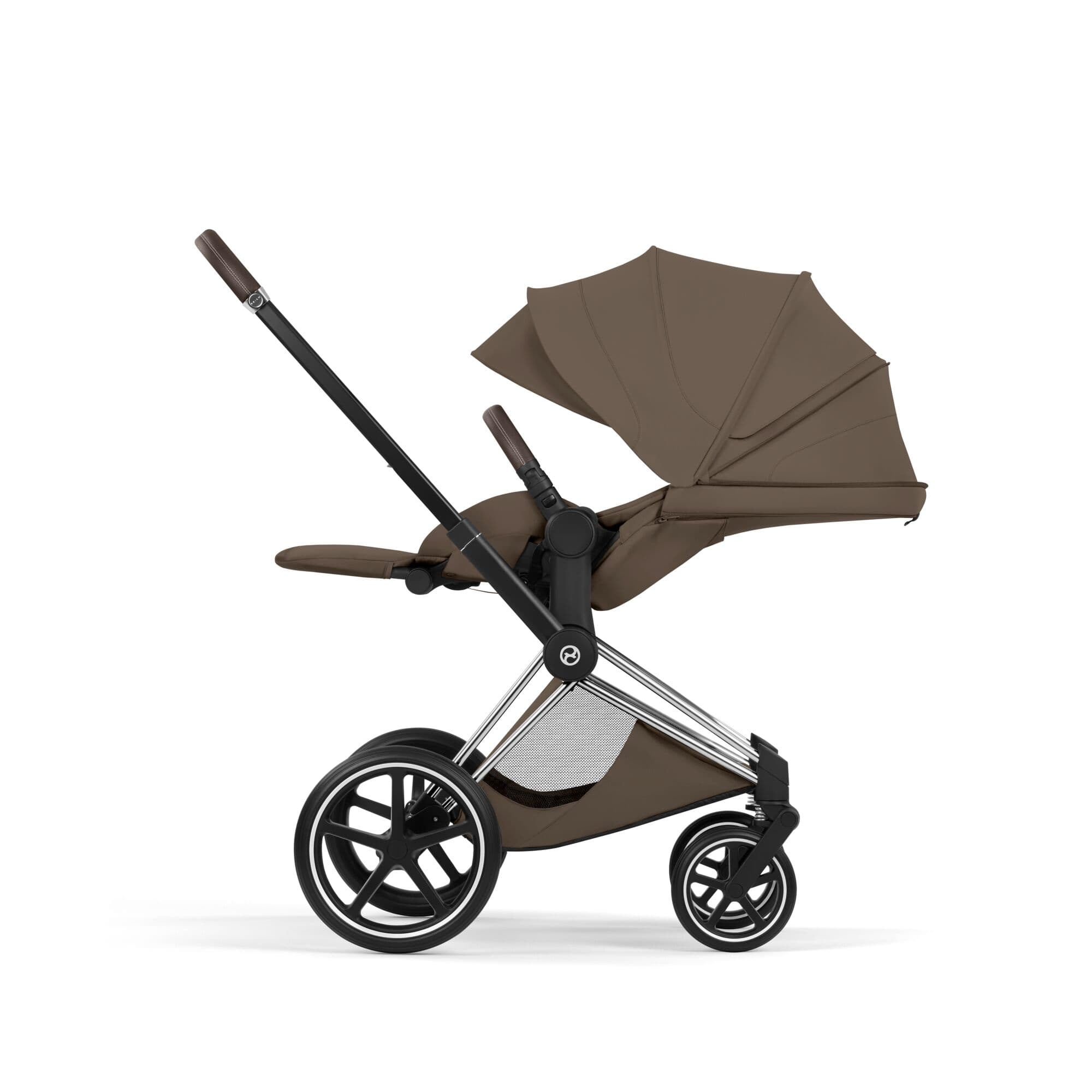 Cybex Priam Ultimate Bundle - Style Collection in Coconut Brown Travel Systems
