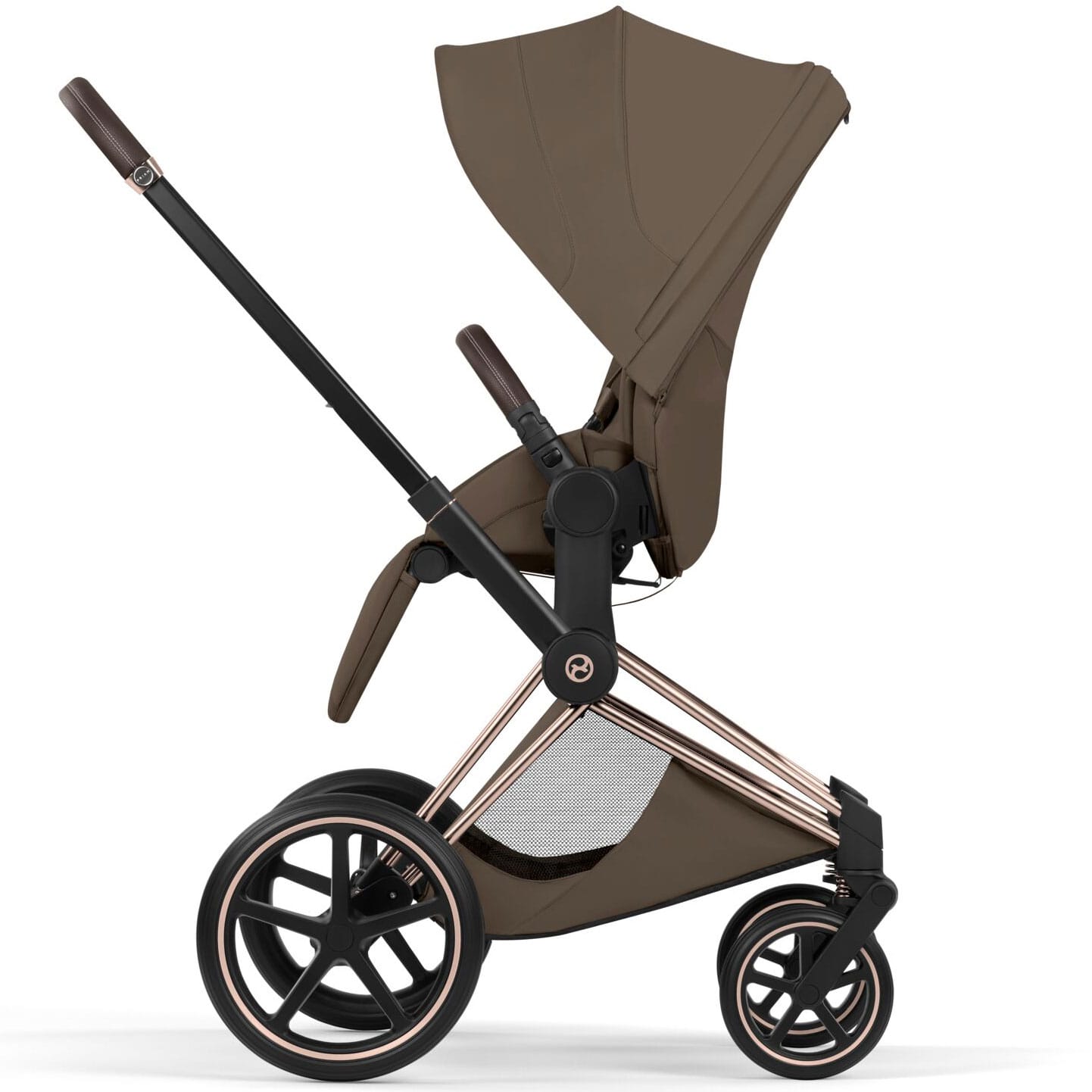 Cybex Priam Ultimate Bundle - Style Collection in Coconut Brown Travel Systems