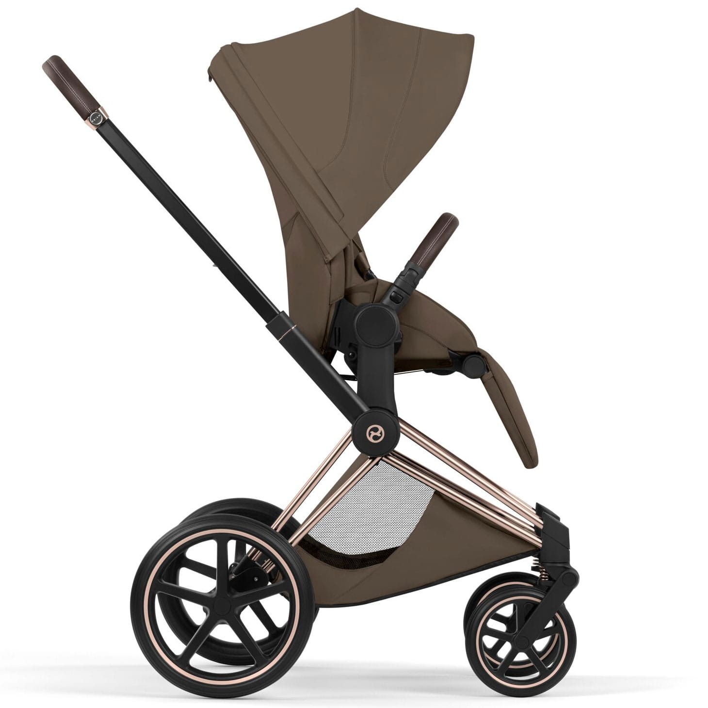 Cybex Priam Ultimate Bundle - Style Collection in Coconut Brown Travel Systems