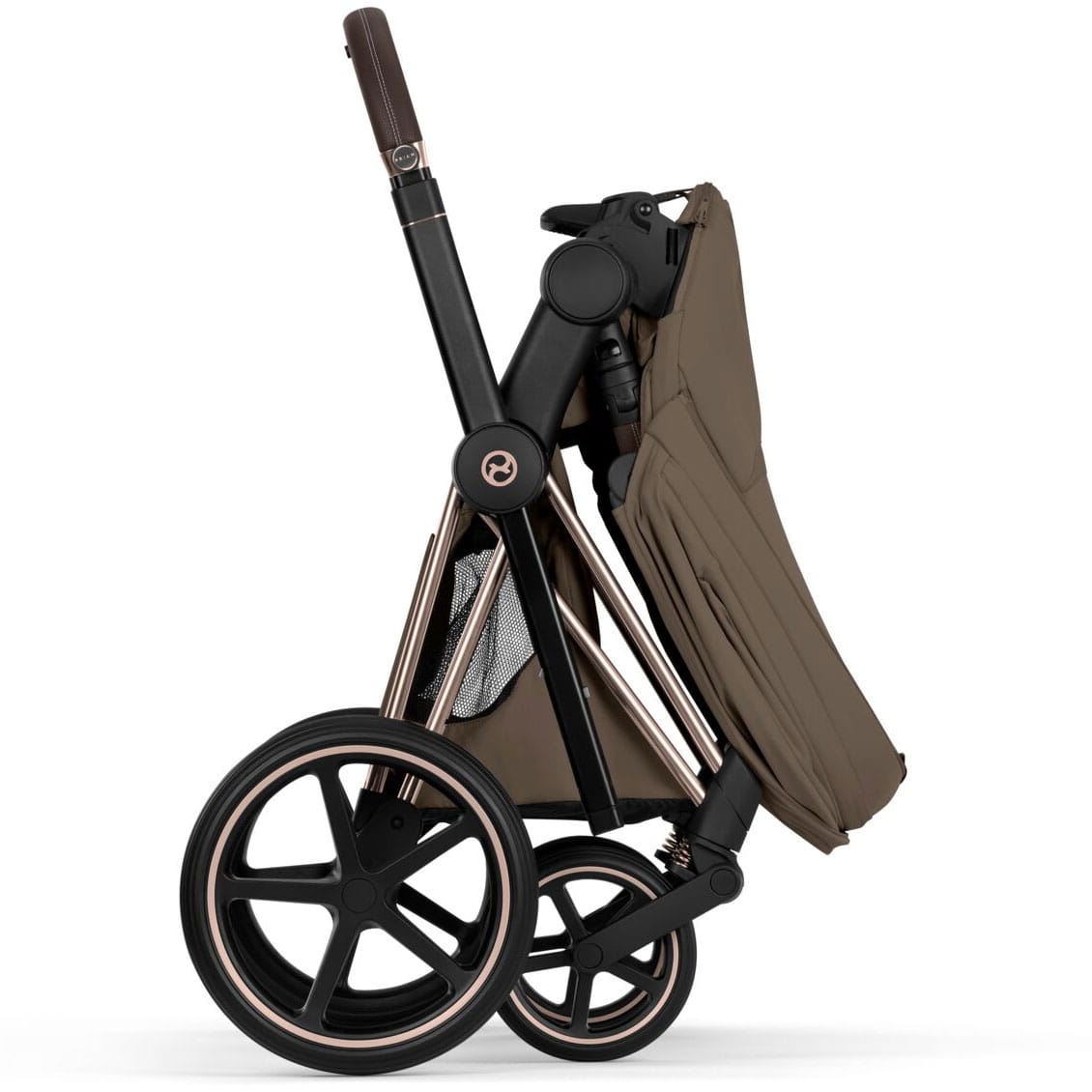 Cybex Priam Ultimate Bundle - Style Collection in Coconut Brown Travel Systems