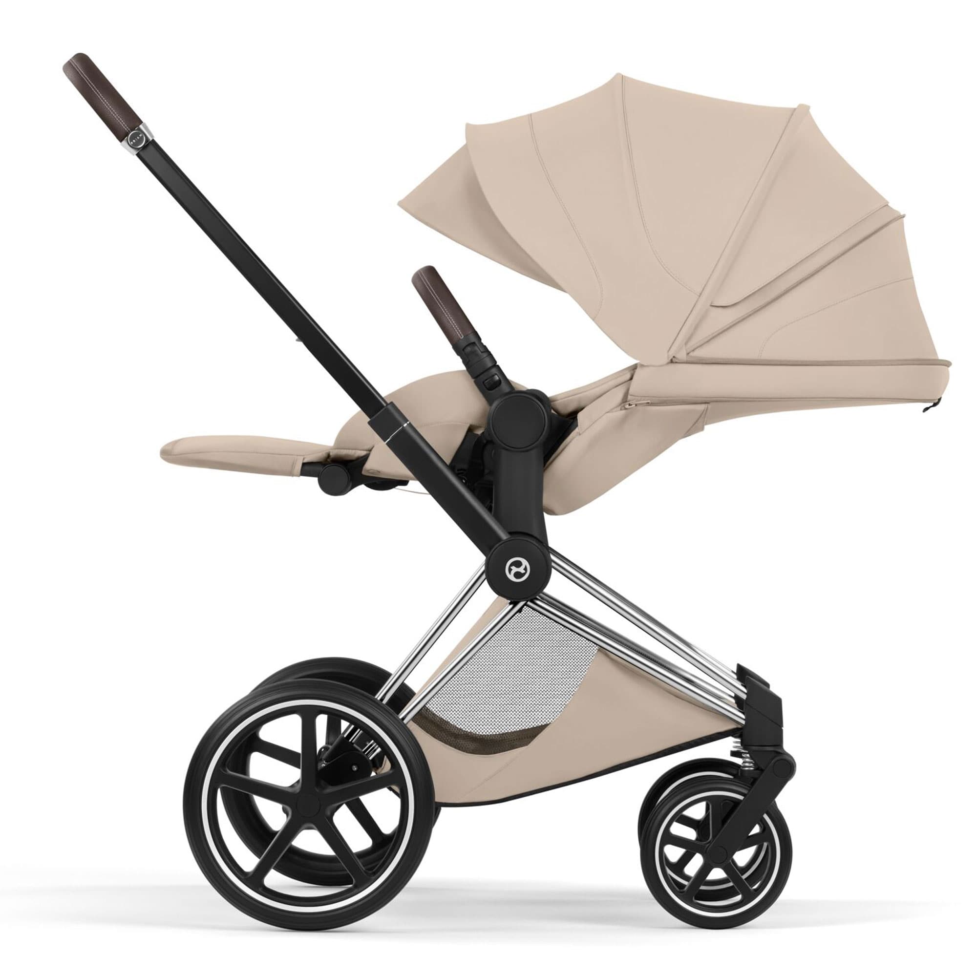 Cybex Priam Ultimate Bundle - Style Collection in Cozy Beige Travel Systems