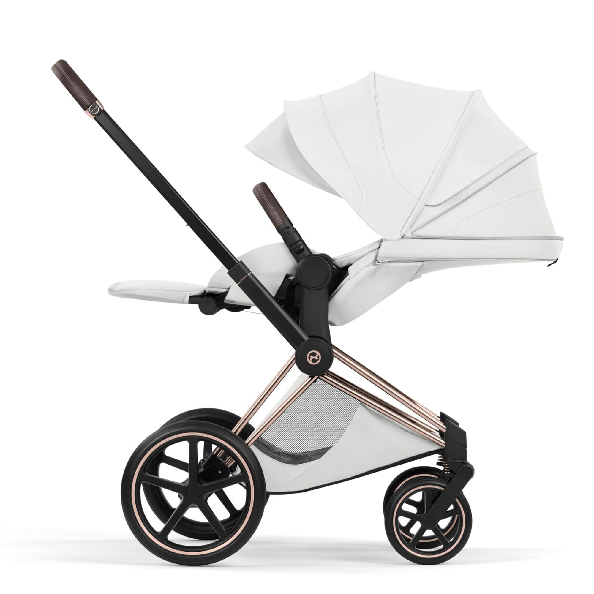 Cybex Priam Ultimate Bundle - Style Collection in Off White Travel Systems