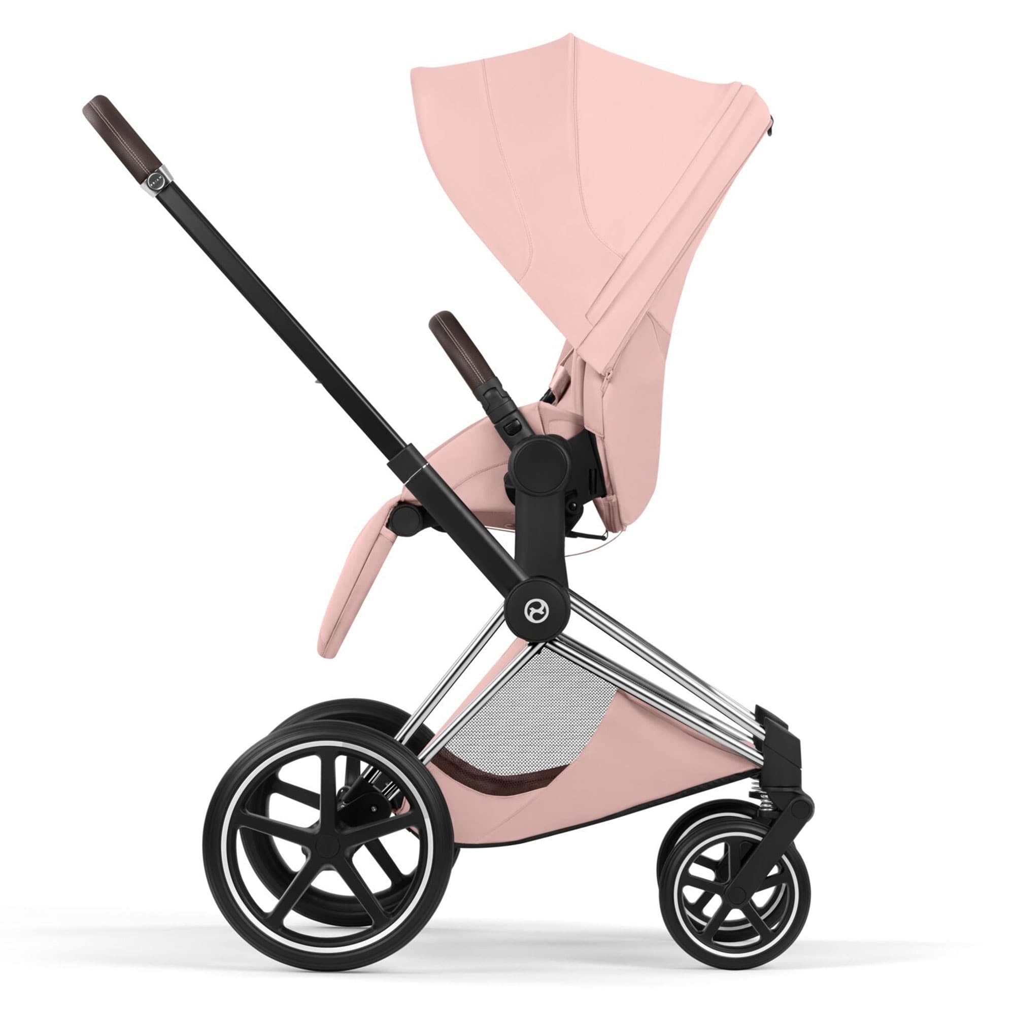 Cybex Priam Ultimate Bundle - Style Collection in Peach Pink Travel Systems