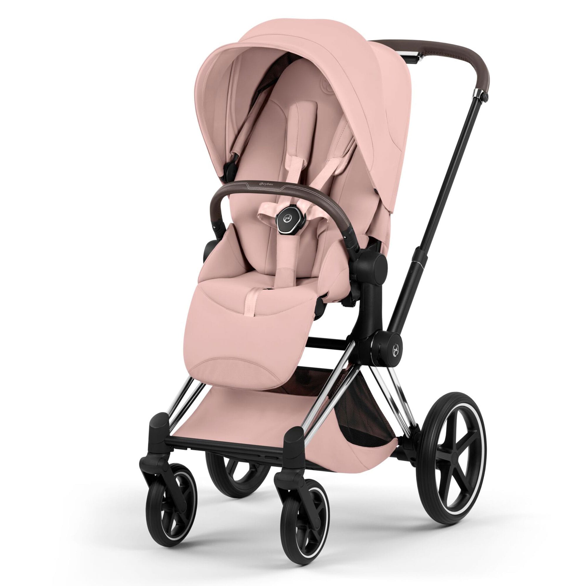 Cybex Priam Ultimate Bundle - Style Collection in Peach Pink Travel Systems