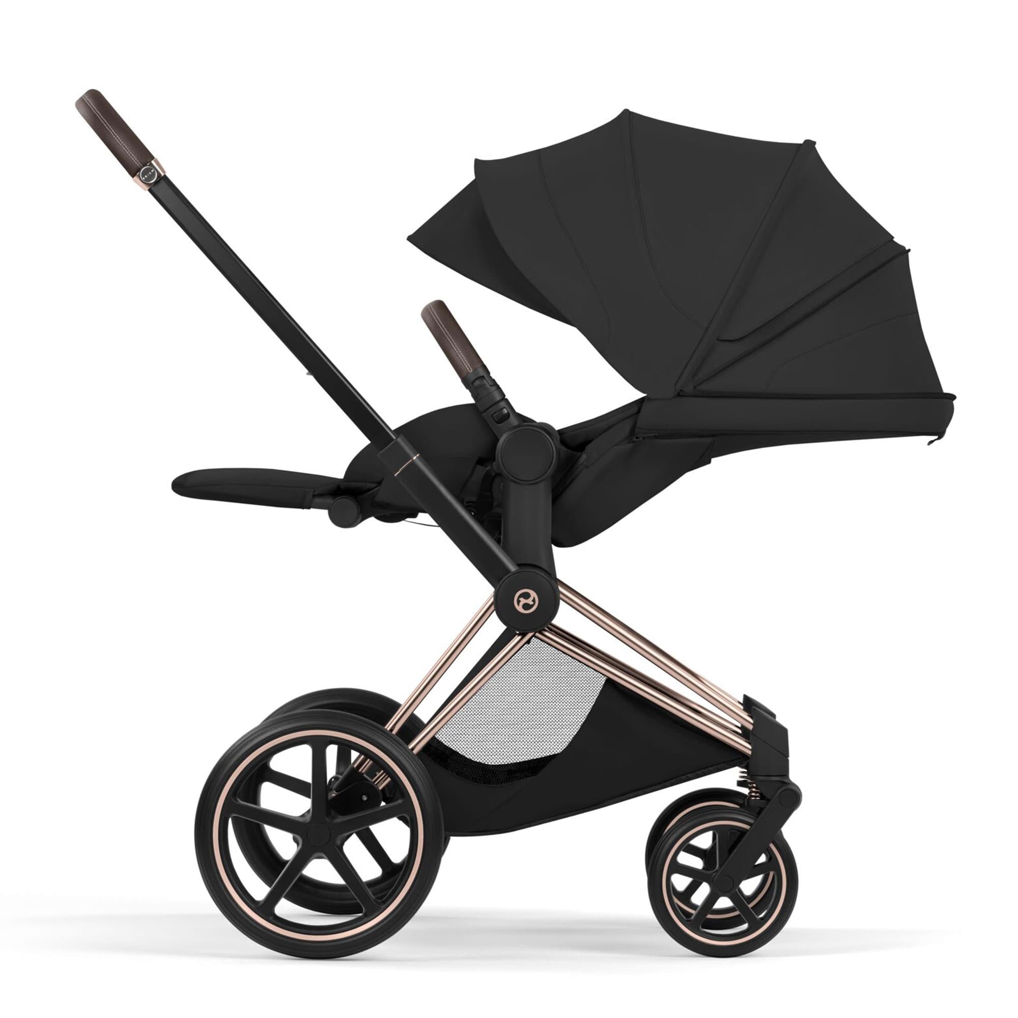 Cybex Priam Ultimate Bundle - Style Collection in Sepia Black Travel Systems
