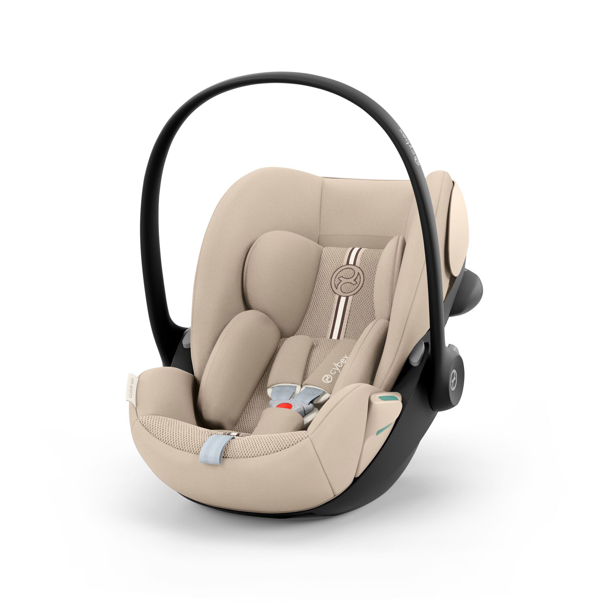 Cybex Talos Foldable Cot Ultimate Travel System Bundle in Almond Beige Travel Systems