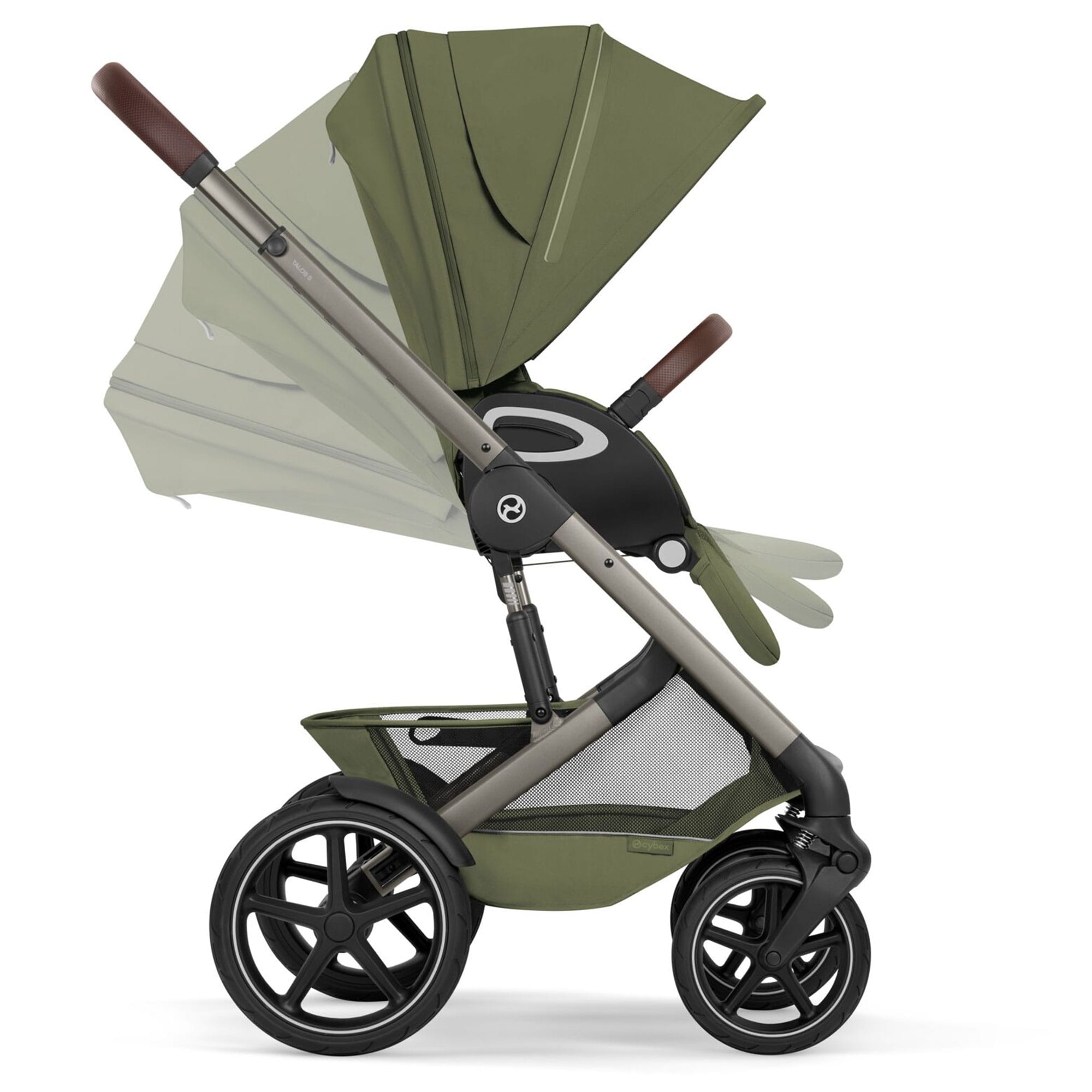 Cybex Talos Foldable Cot Ultimate Travel System Bundle in Moss Green Travel Systems